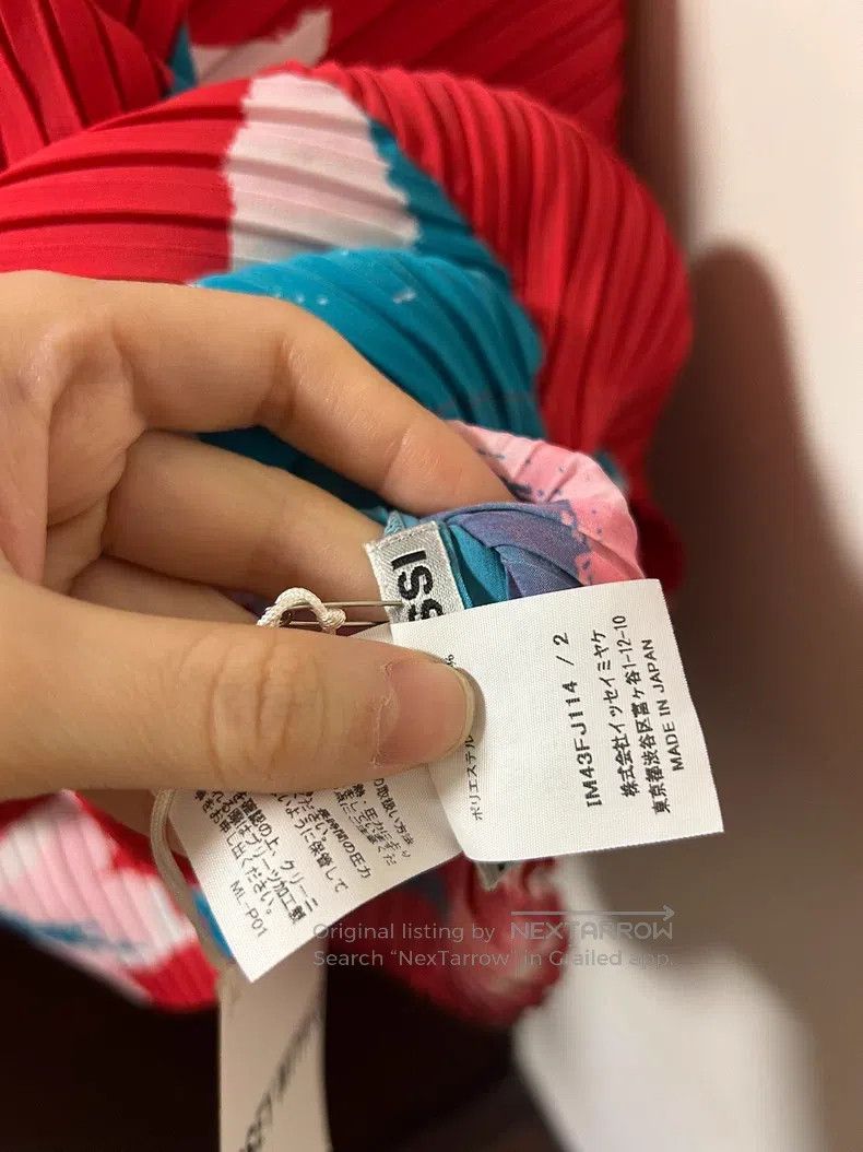 Issey Miyake Issey Miyake Colorful Diagonal Striped V-Neck Long Sleeve Size M / US 6-8 / IT 42-44 - 6 Thumbnail