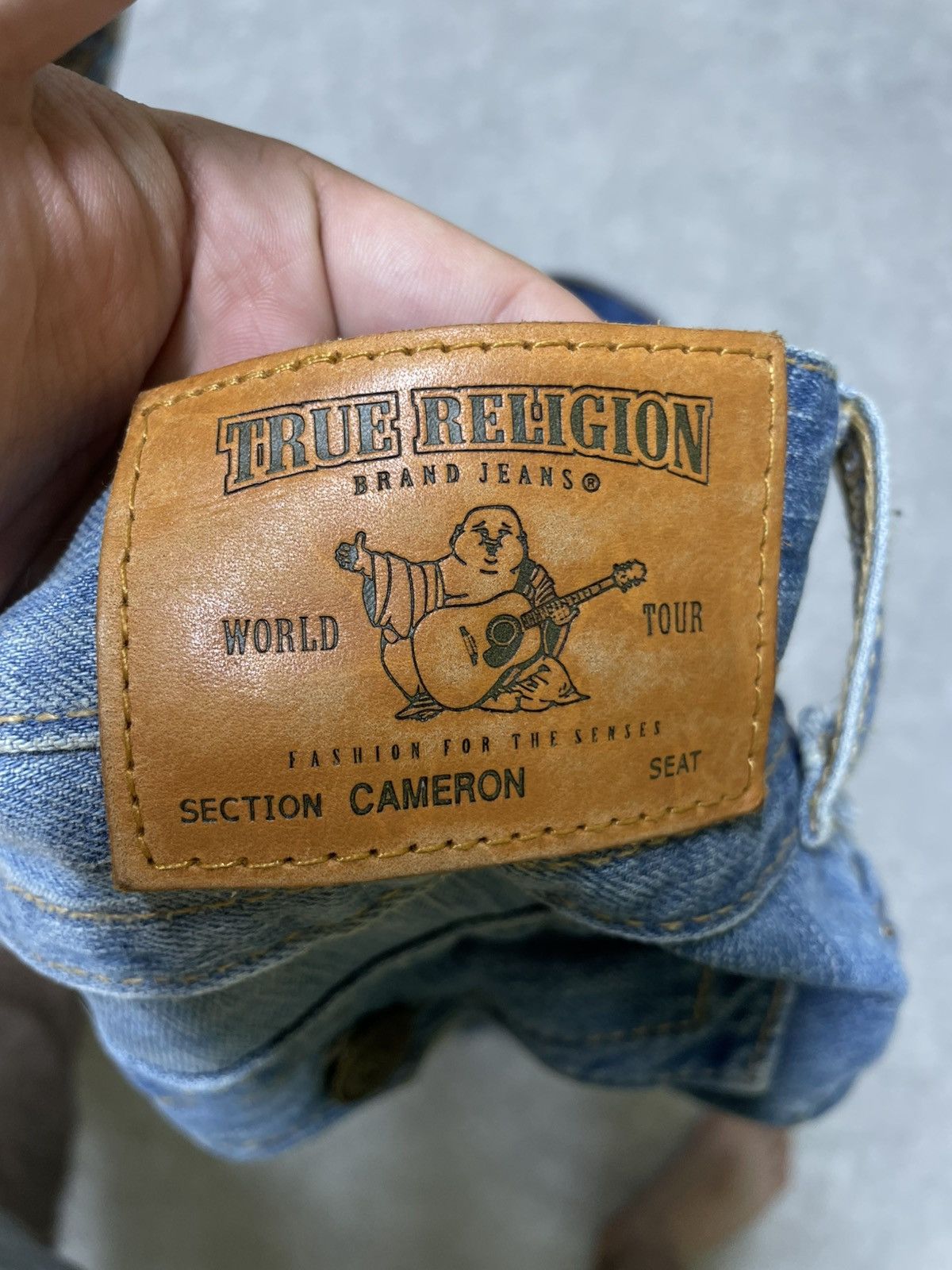 True Religion × Vintage Vintage True Religion Straight White Stitching Jeans Y2K Size US 28 / EU 44 - 5 Thumbnail