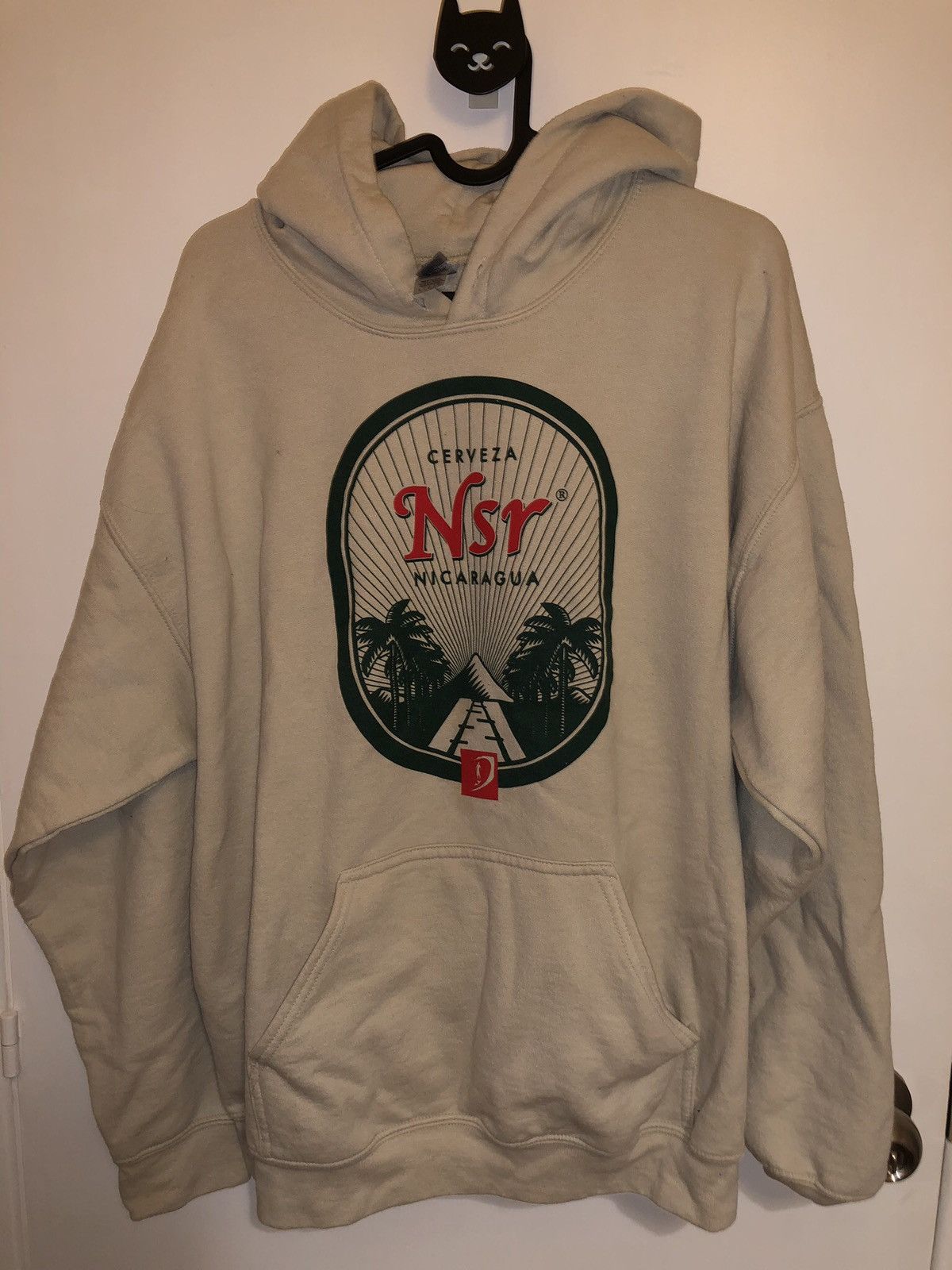 Gildan × Vintage Cerveza Nsr Nicaragua Vintage Hoodie Size US L / EU 52-54 / 3 - 1 Thumbnail