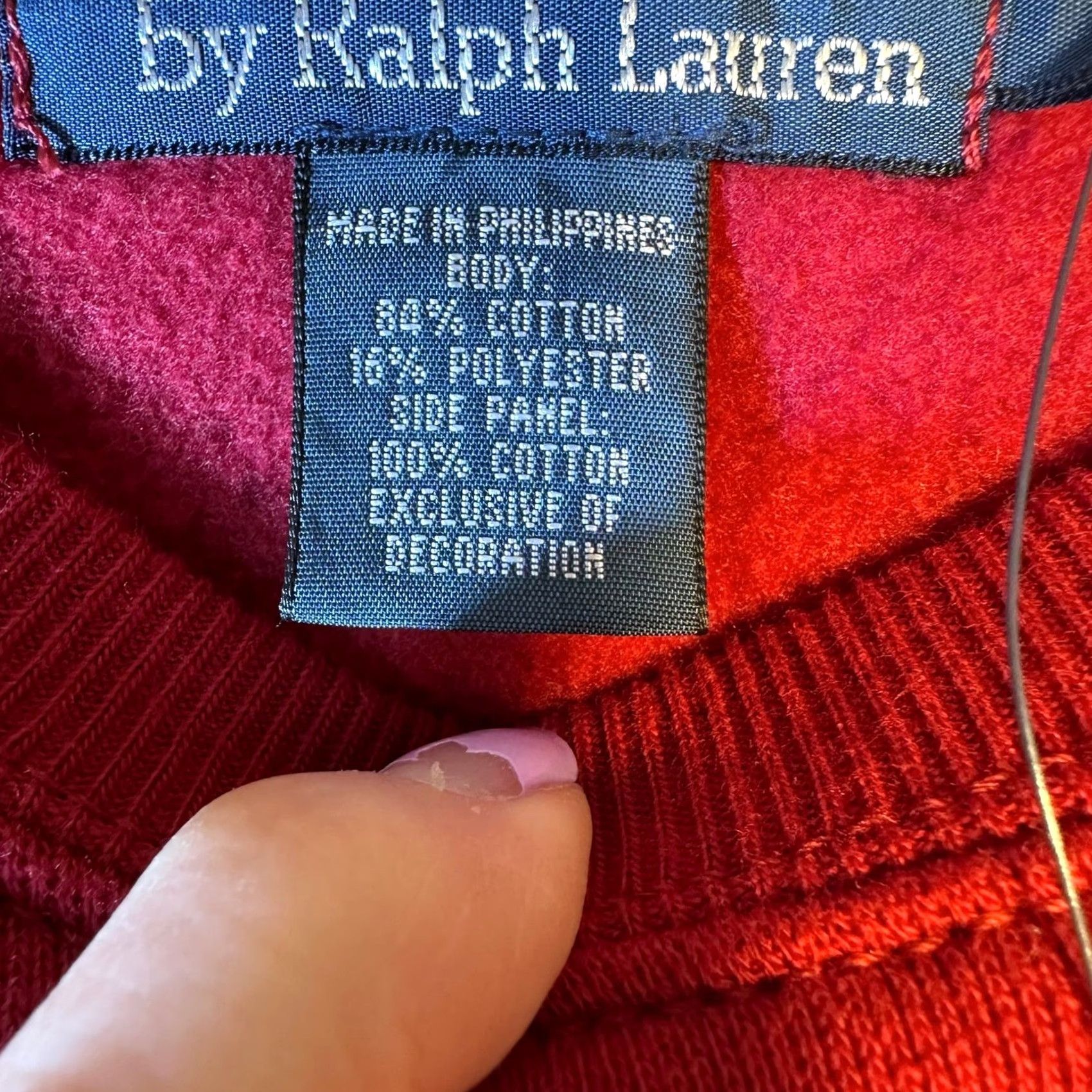 Polo Ralph Lauren Polo Ralph Lauren Sweatshirt Crew Neck Red 4XLT Tall Big & Tall Embroidered Pony Logo Fleece Cotton Blend Long Sleeve Pullover Classic Relaxed Fit Men Size US XXL / EU 58 / 5 - 6 Thumbnail