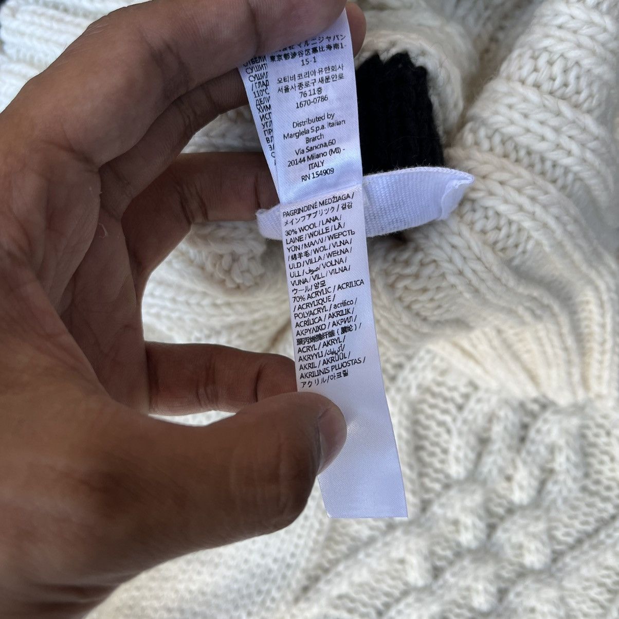 MM6 MM6 Maison Margiela F/W 2022 Ouroboros Distressed Knit Wrap Size S / US 4 / IT 40 - 11 Thumbnail
