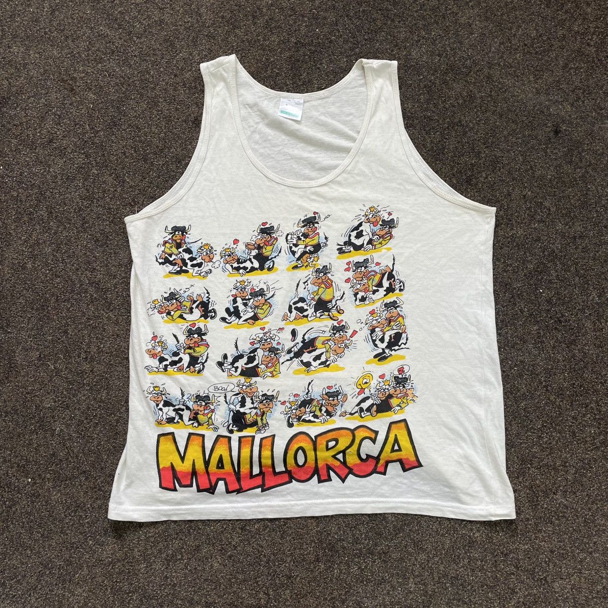 Vintage VINTAGE ADULT “ SEX MALLORCA COWS ” FUNNY TEE Y2K 90s Size US M / EU 48-50 / 2 - 1 Thumbnail