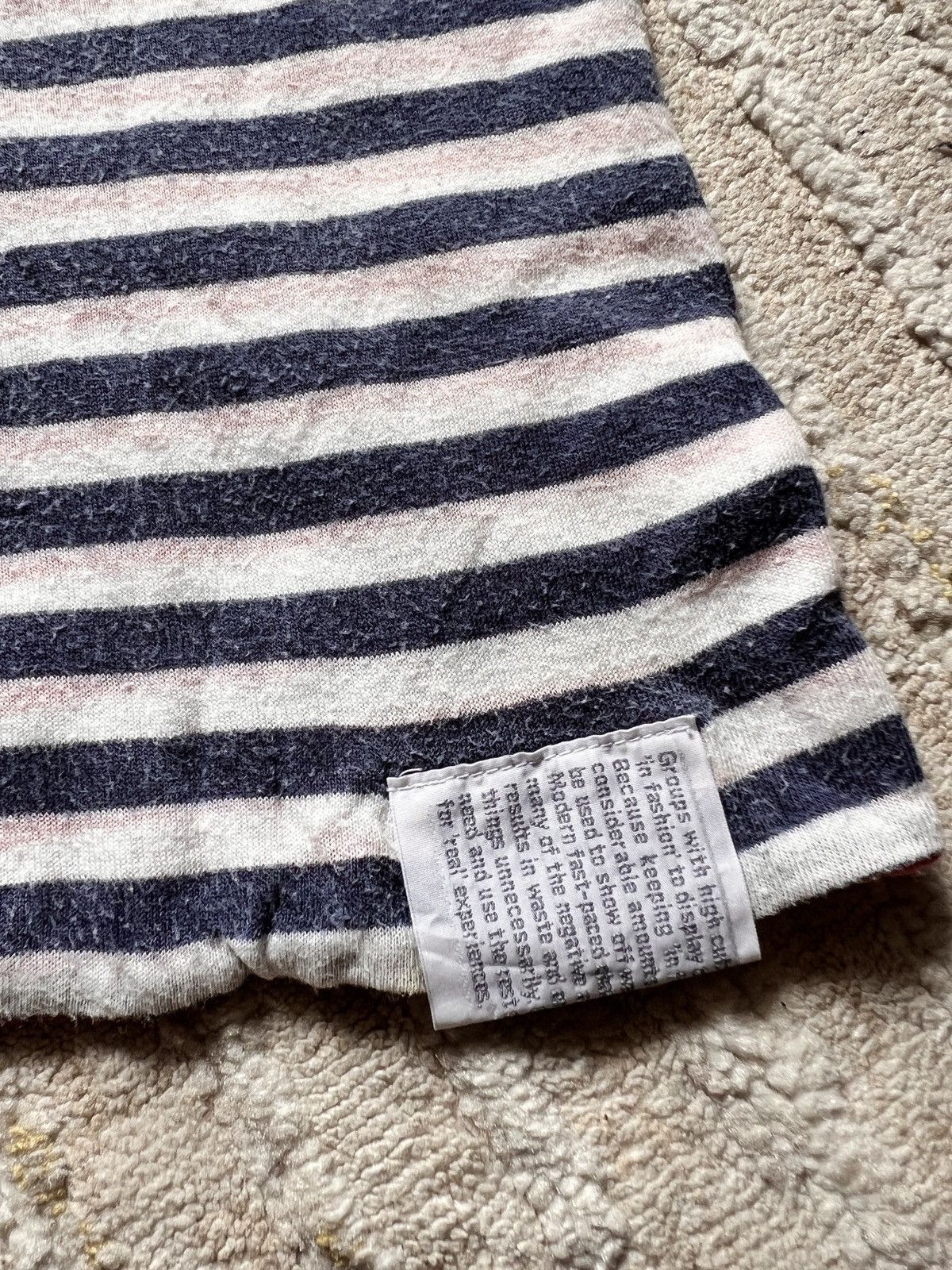 Nonnative Nonnative Reversible Stripe Vneck Tshirt Size US M / EU 48-50 / 2 - 12 Thumbnail