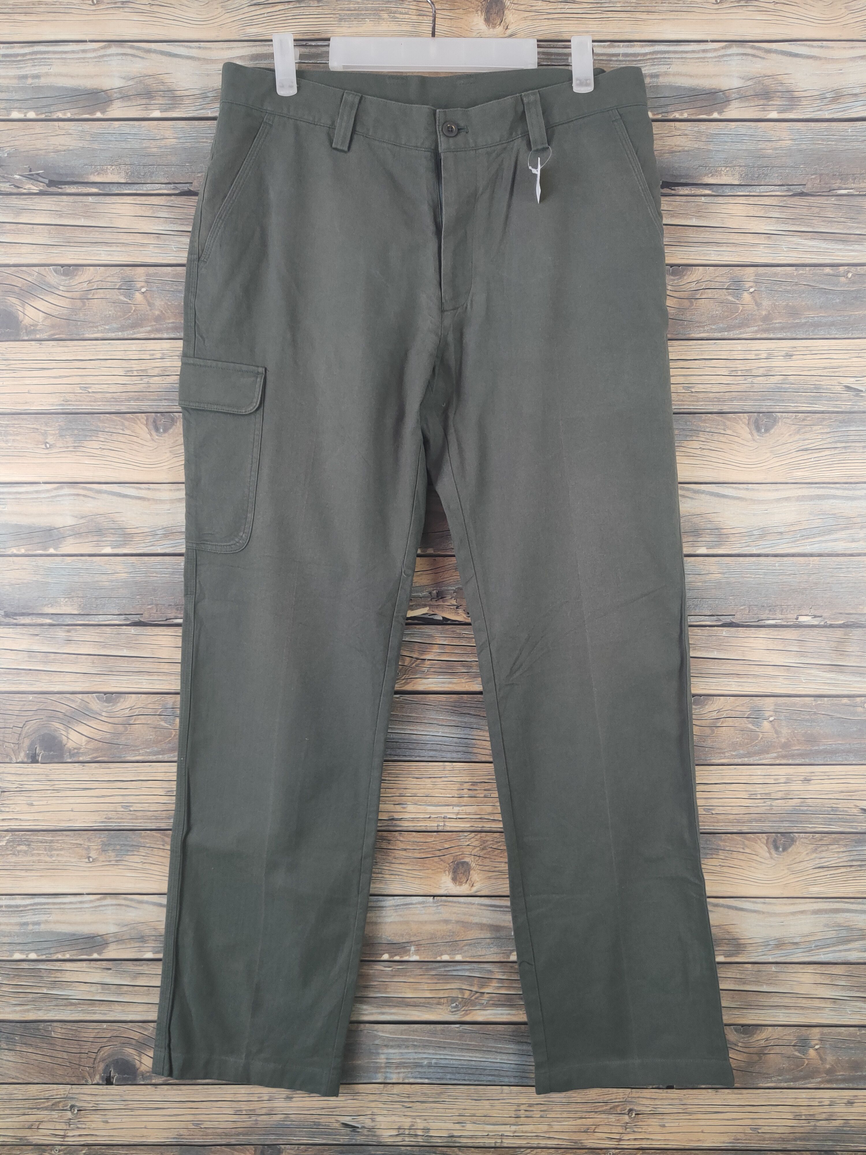 Adidas DL Adidas Dark Olive Multipocket Cargo Pants #2039 Size US 34 / EU 50 - 1 Thumbnail