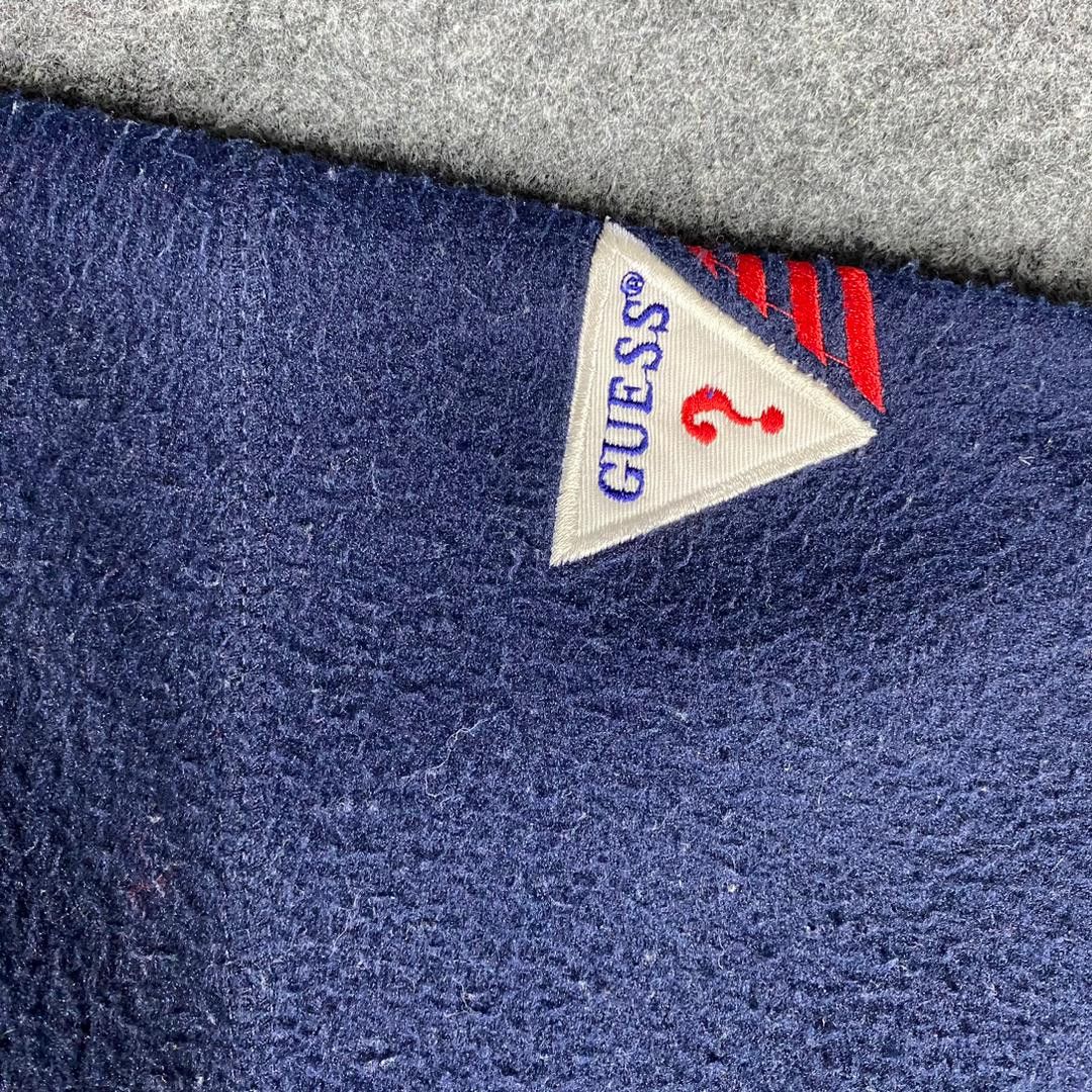 Guess Vintage 90s Guess Polartec Half Zipper Sweatshirt Size US L / EU 52-54 / 3 - 9 Thumbnail