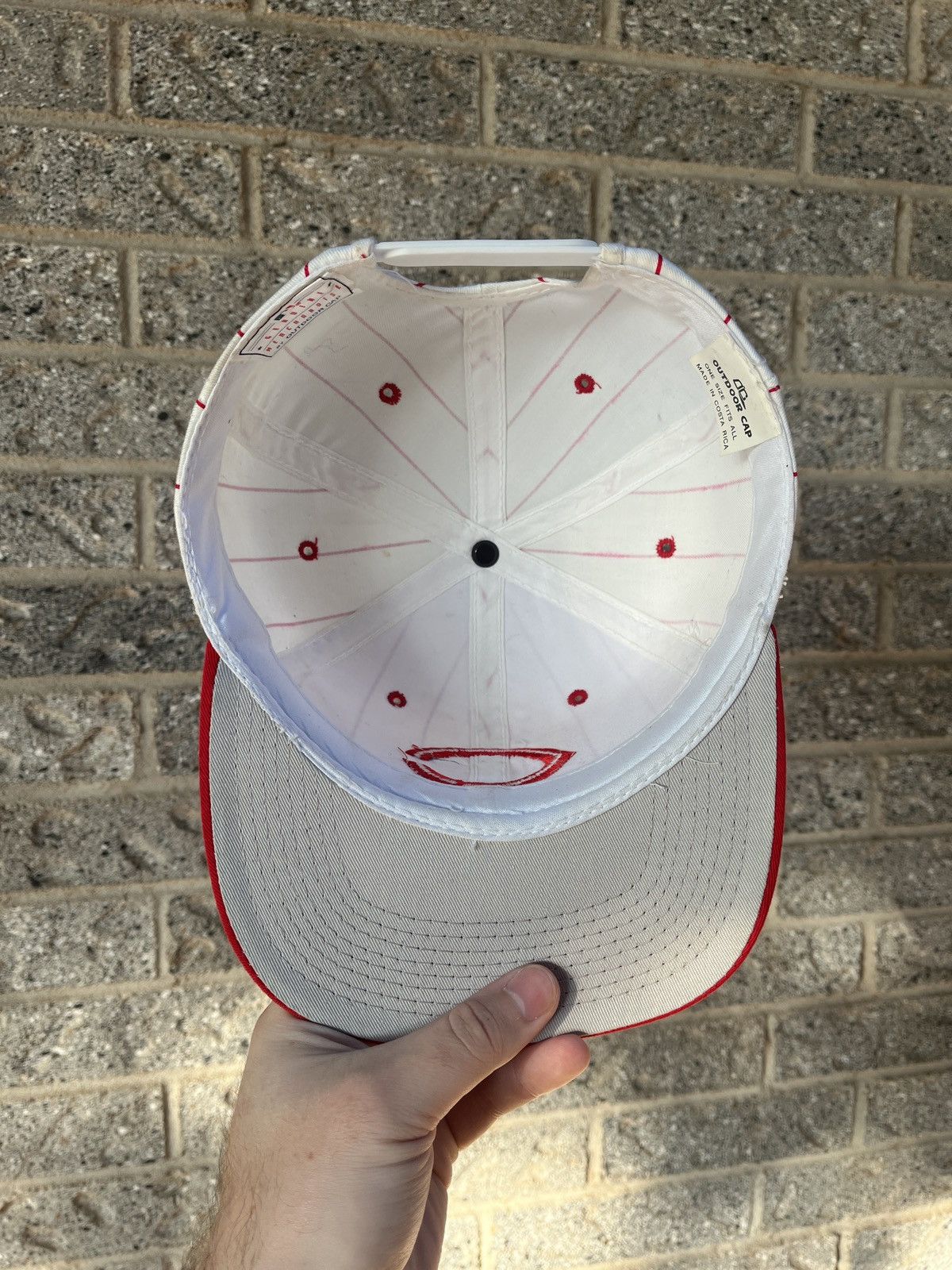 Sports Specialties × Vintage Vintage 90’s Cincinnati Reds MLB SnapBack Hat Size ONE SIZE - 2 Thumbnail