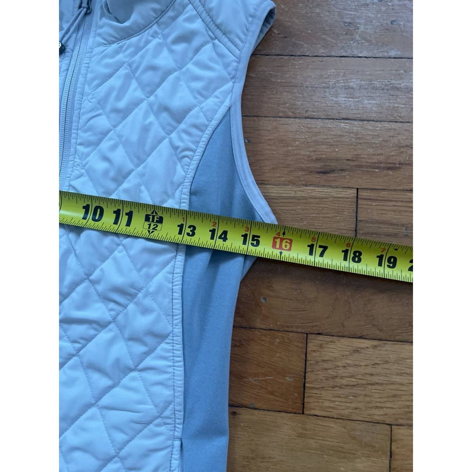Athleta Athleta Women's White Gray Upside Vest Full XS A001877 Size XS / US 0-2 / IT 36-38 - 8 Thumbnail
