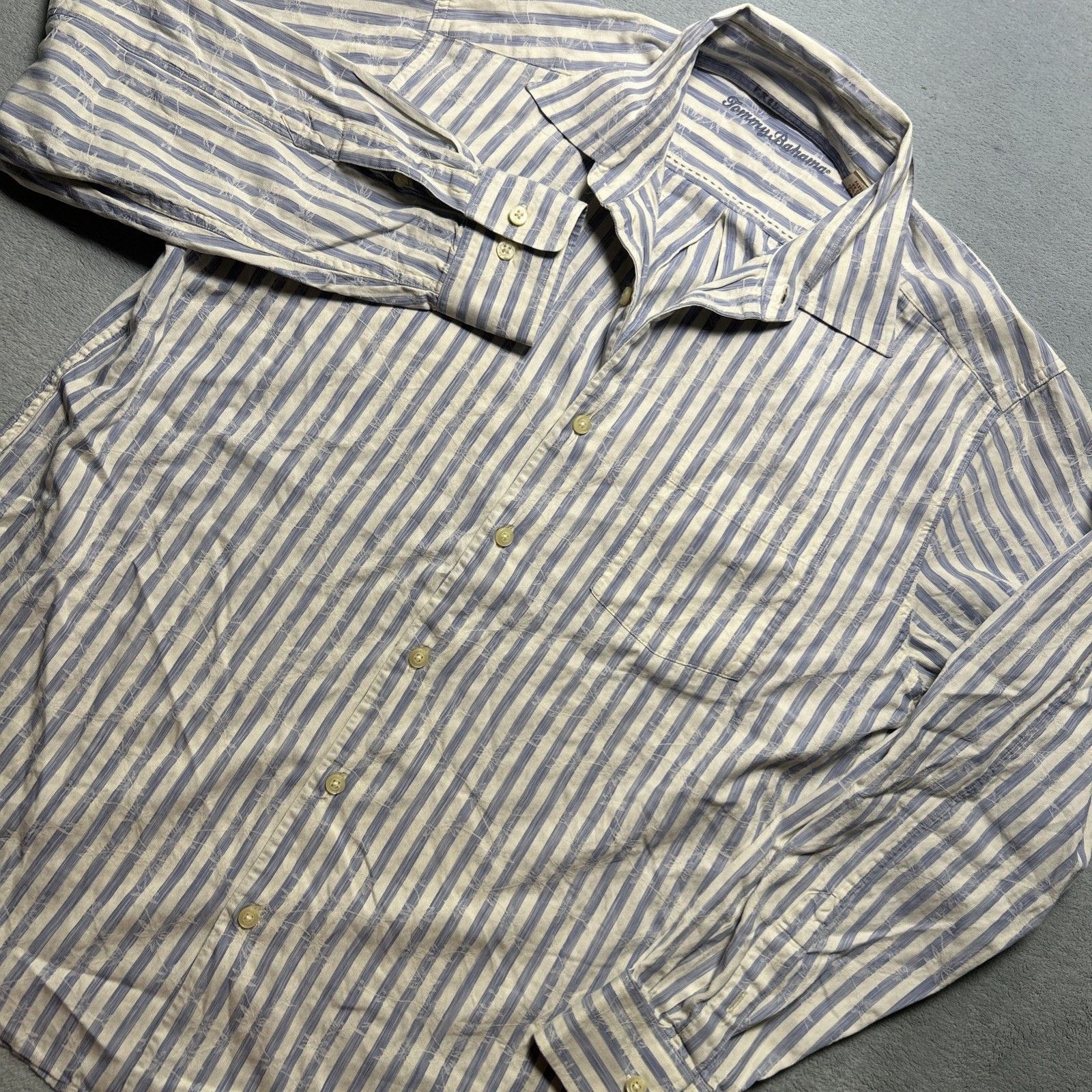 Tommy Bahama Tommy Bahama Button Up Silk Shirt Large Long Sleeve Pocket Size US L / EU 52-54 / 3 - 1 Thumbnail