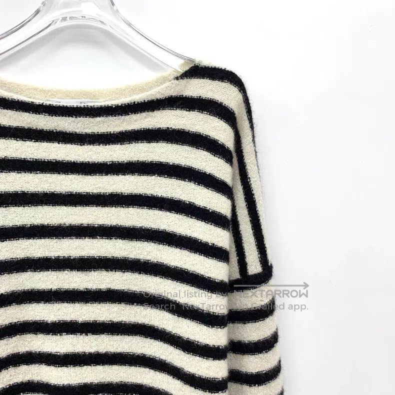 Dior Dior Colour-blocked striped butterfly inlaid cashmere doub Size XS / US 0-2 / IT 36-38 - 3 Thumbnail