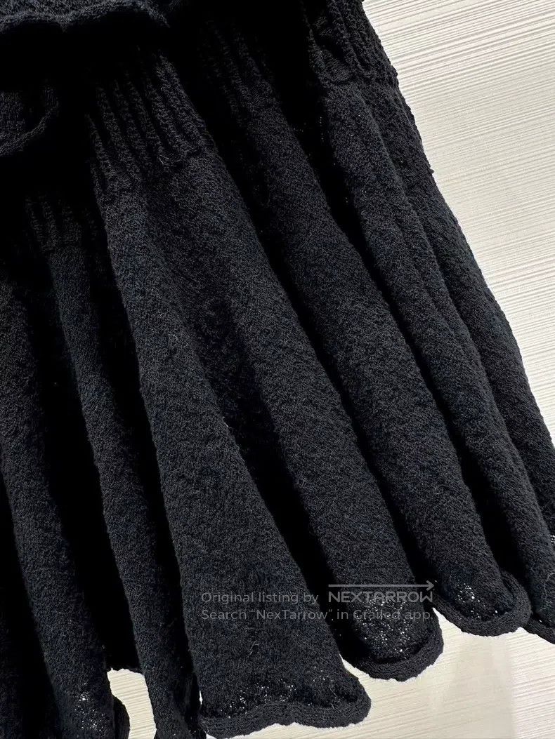 Chanel Chanel 25A handicraft workshop black cake dress Size XS / US 0-2 / IT 36-38 - 5 Thumbnail