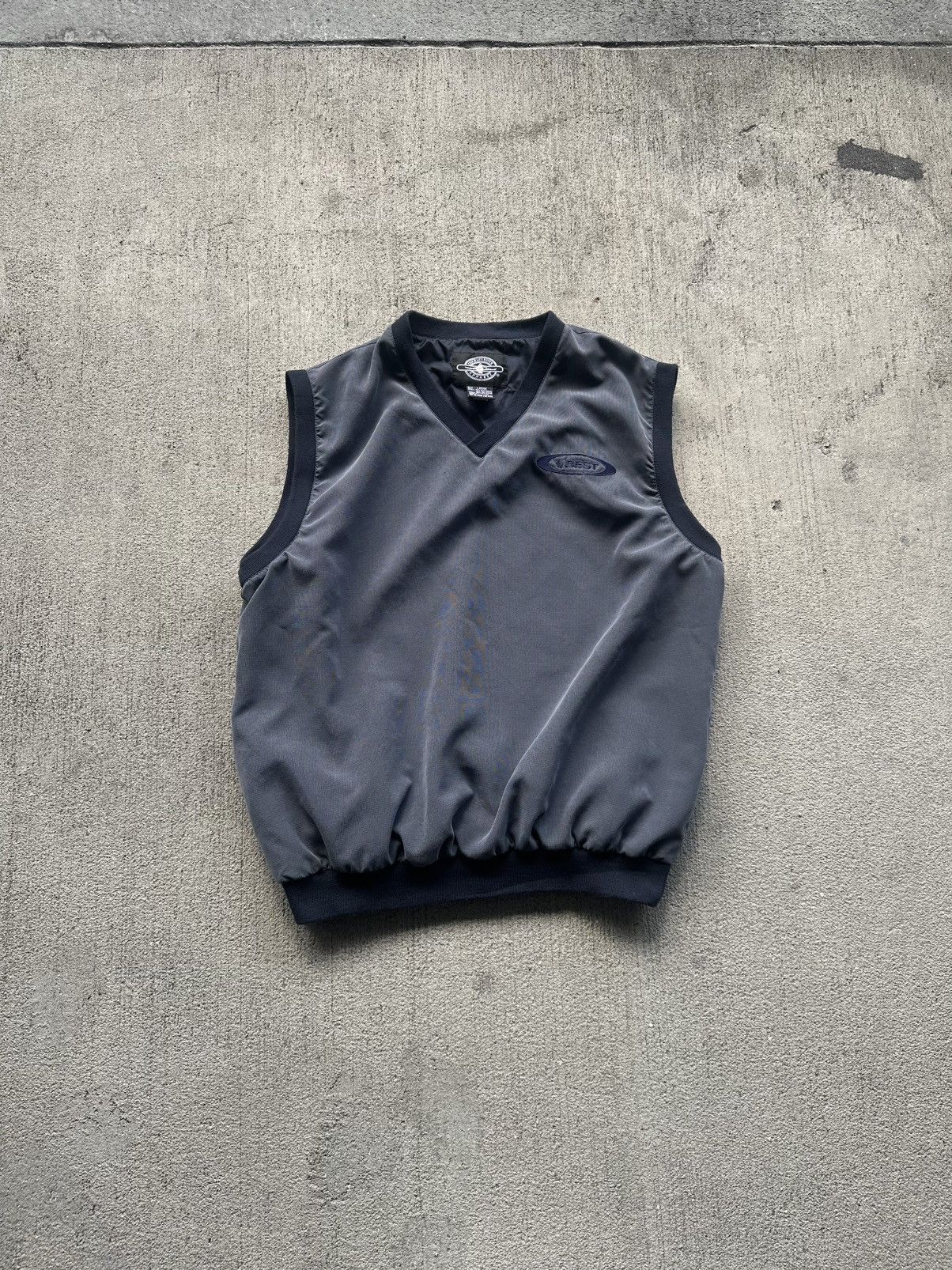 Other Vintage Navy Blue Vest Size US L / EU 52-54 / 3 - 1 Thumbnail