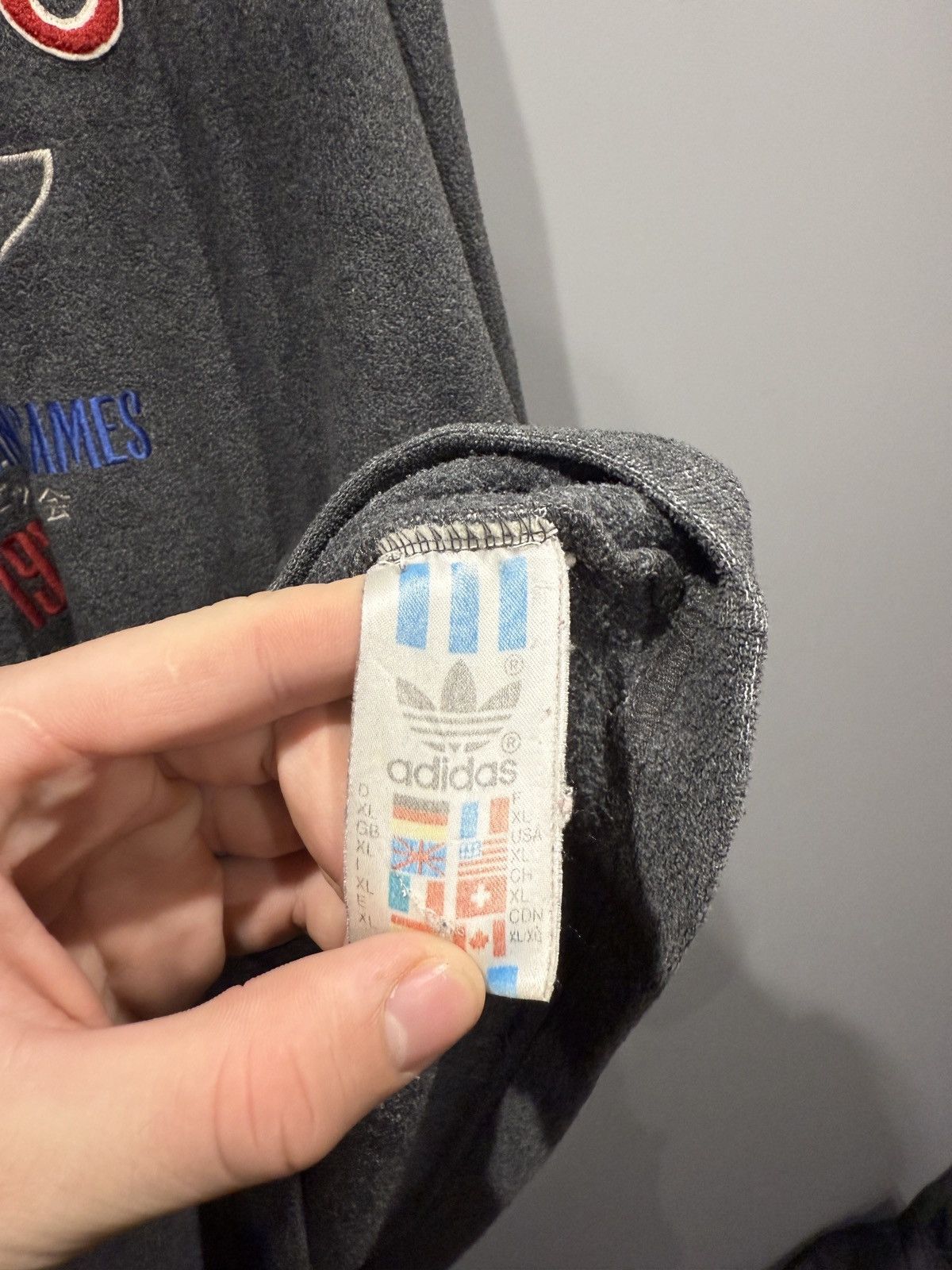Adidas × Japanese Brand × Vintage Adidas crewneck pull sweatshirt Olympics Sapporo 1972 Size US XL / EU 56 / 4 - 7 Thumbnail