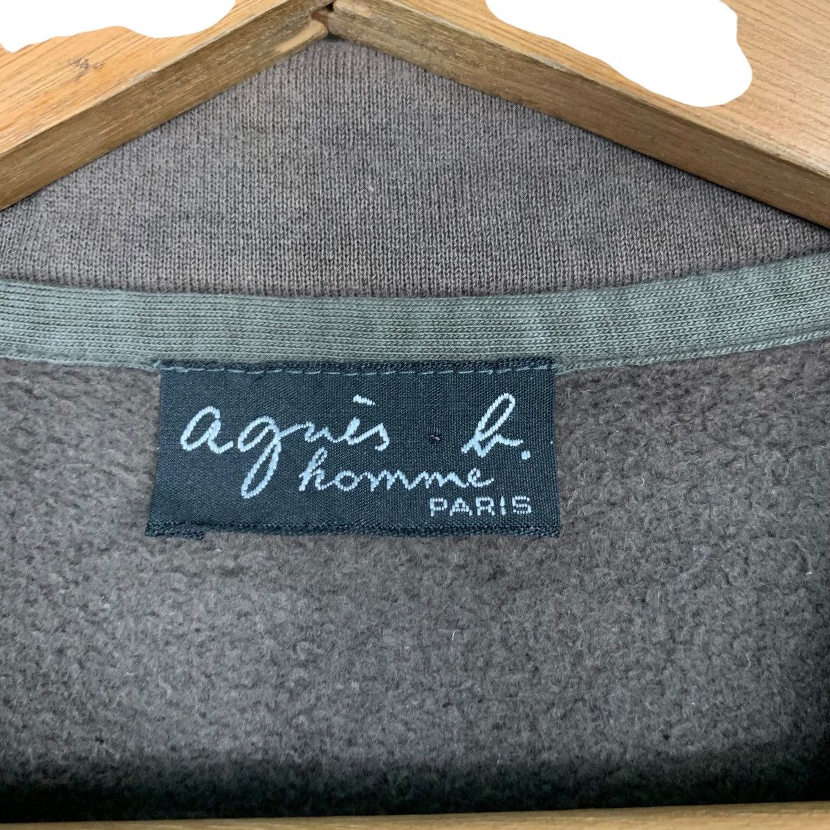 agnes b. AGNES B Half Zip Collared Single Pocket Sweatshirt #1607-C72 Size US M / EU 48-50 / 2 - 13 Thumbnail