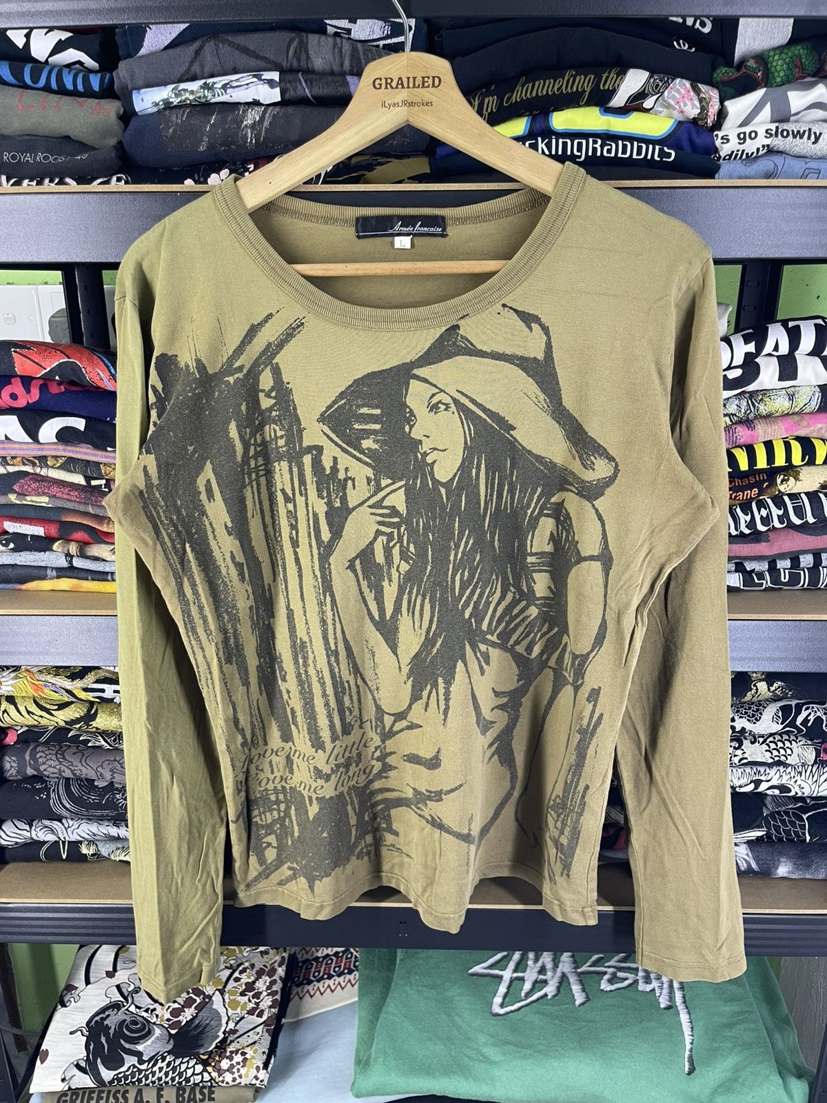 Japanese Brand Vintage Armee Francaise Hysteric Glamour Shirt Tee Size US L / EU 52-54 / 3 - 1 Thumbnail