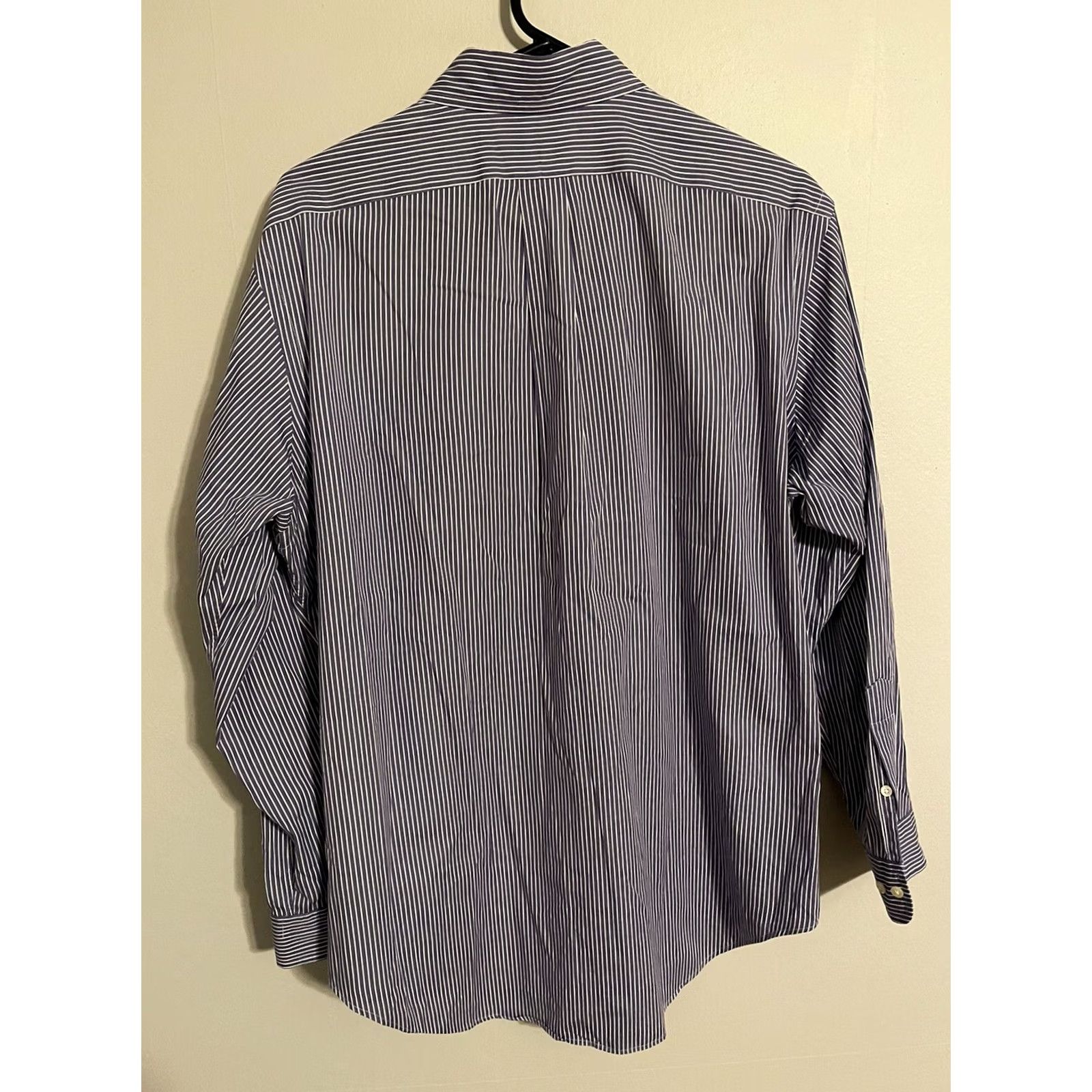 Polo Ralph Lauren Polo Ralph Lauren Button Up Shirt Men's Purple Stripe Classic Fit 16 32/33 Size 42R - 3 Thumbnail