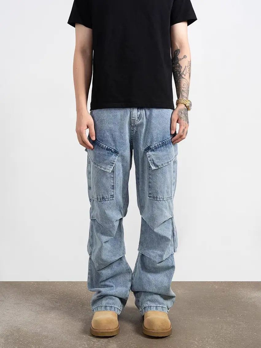 Designer × Japanese Brand Vintage Hip Hop Street Loose Casual Pants Size US 32 / EU 48 - 2 Thumbnail