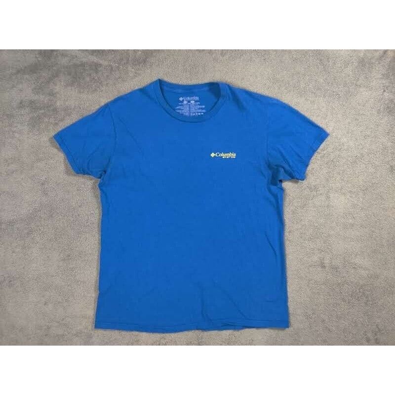 Columbia Columbia Shirt Adult Mens Large Blue PFG Performance Fishing Size US L / EU 52-54 / 3 - 3 Thumbnail