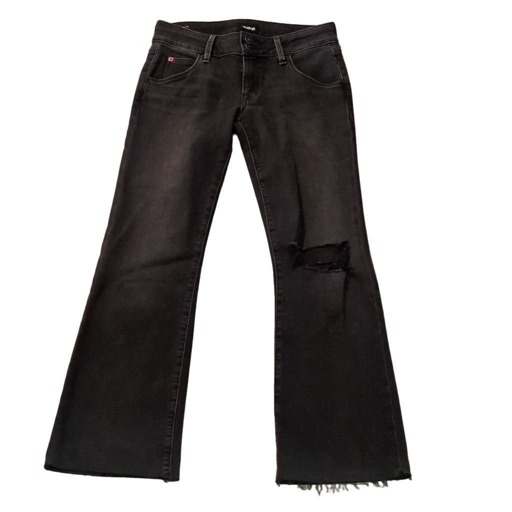 Hudson Hudson Jeans Collin Raw-Edge Mid Rise Cropped Jeans Size 26 Size 26" / US 2 / IT 38 - 2 Thumbnail