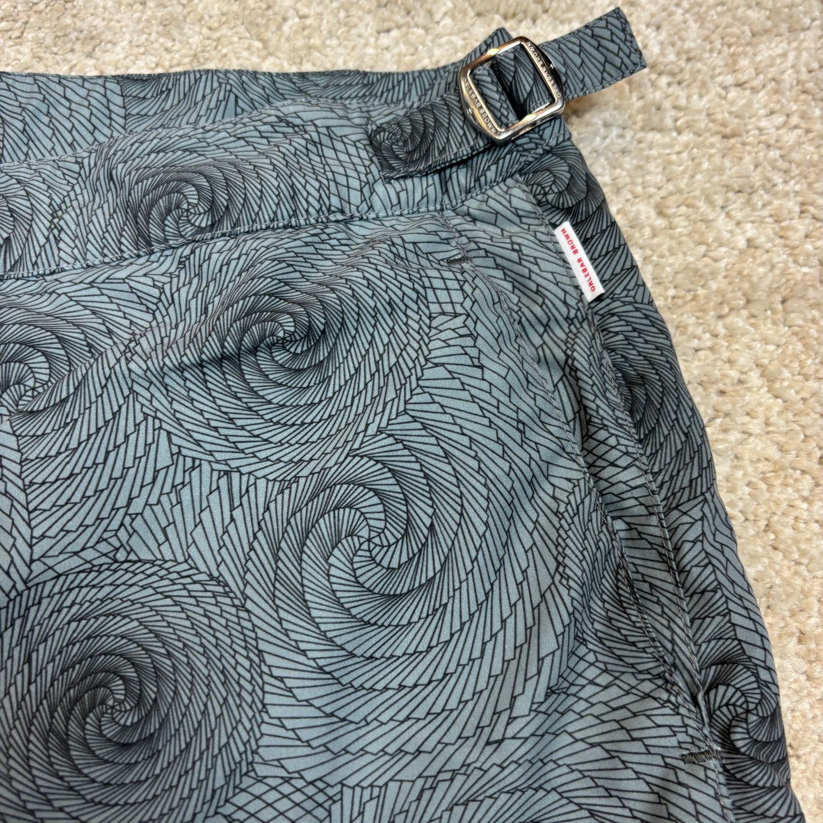 Orlebar Brown Orlebar Brown Swim Shorts Blue Swirl Trunks Bulldog Men's 36 Size US 36 / EU 52 - 7 Thumbnail