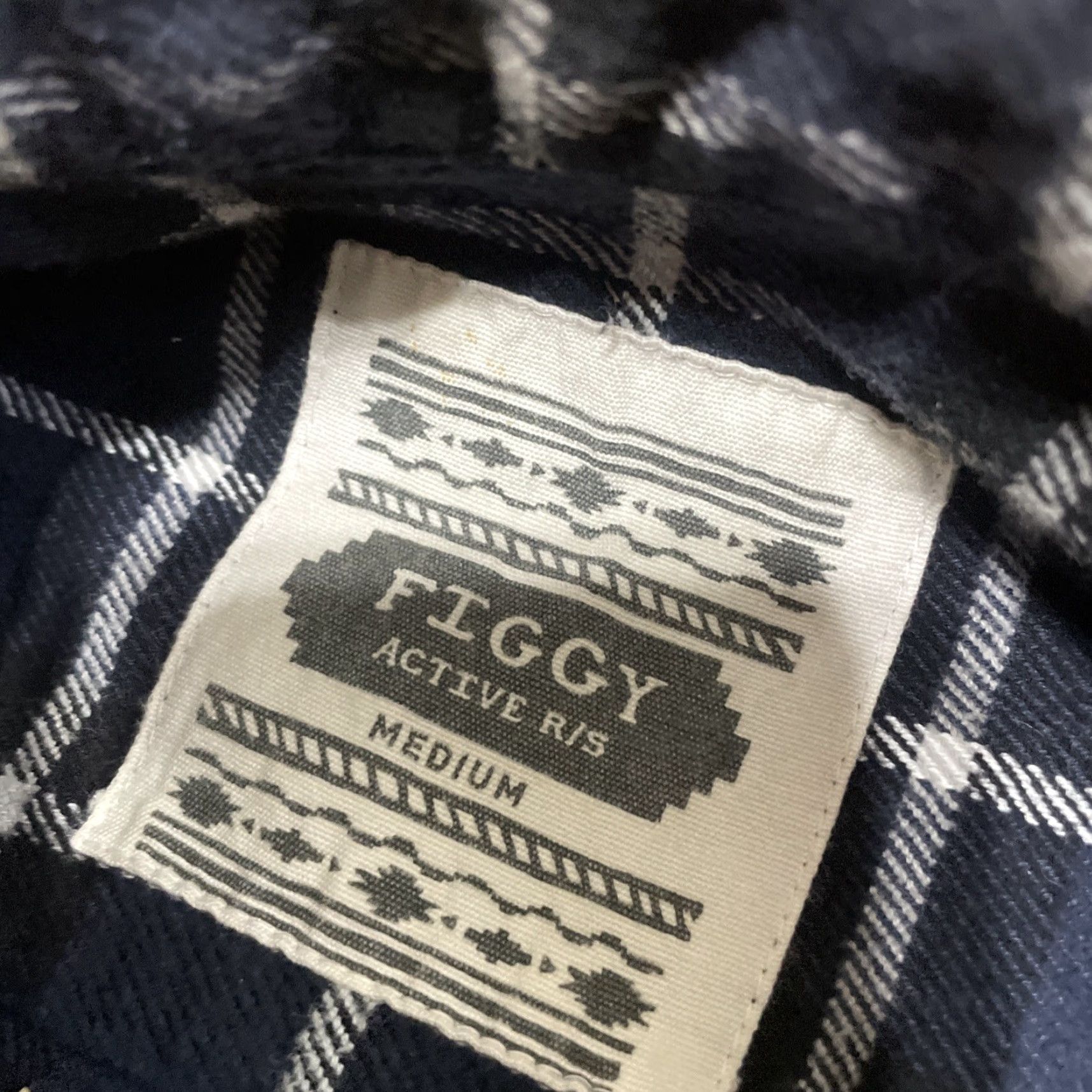 Vintage VINTAGE Woolrich Figgy Active R/S Cotton Flannel Shirt Men M Blue Plaid Thick Surf Blanket Shirt Size US M / EU 48-50 / 2 - 6 Thumbnail