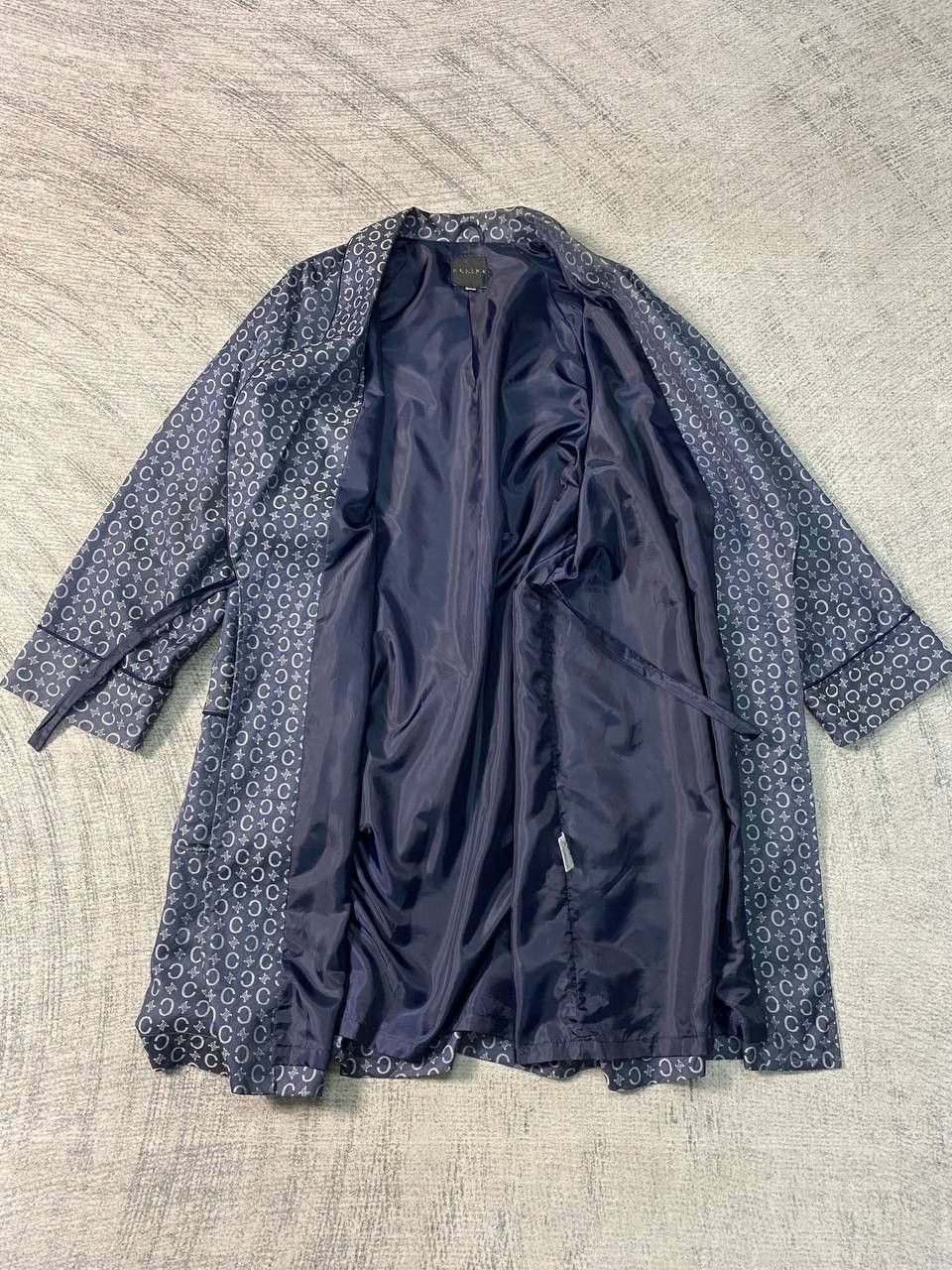 Celine Celine Homme Macadam Blue Dressing Gown Luxury Men's Robe Size US M / EU 48-50 / 2 - 8 Thumbnail