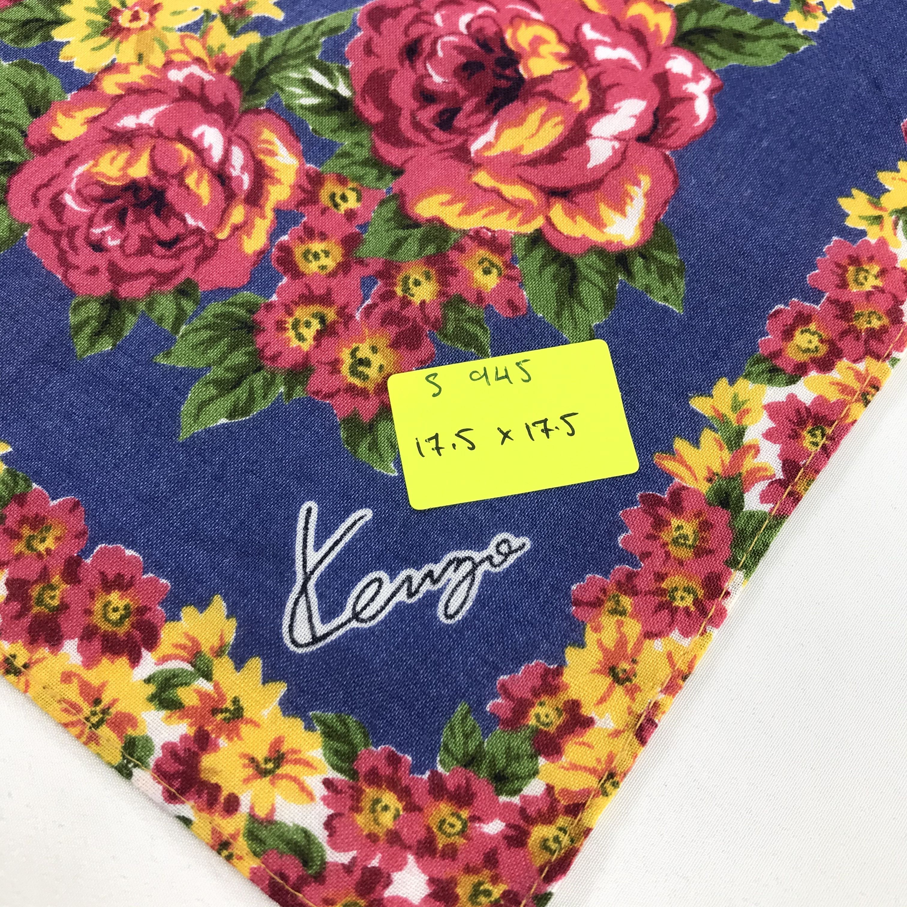 Kenzo × Vintage Kenzo Bandana / Handkerchief / Neckerchief - S945 Size ONE SIZE - 5 Thumbnail