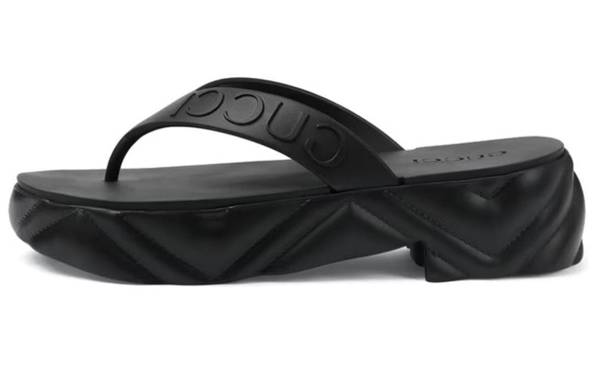 Gucci Gucci Thong Platform Sandal size 37 Size US 7 / IT 37 - 3 Thumbnail