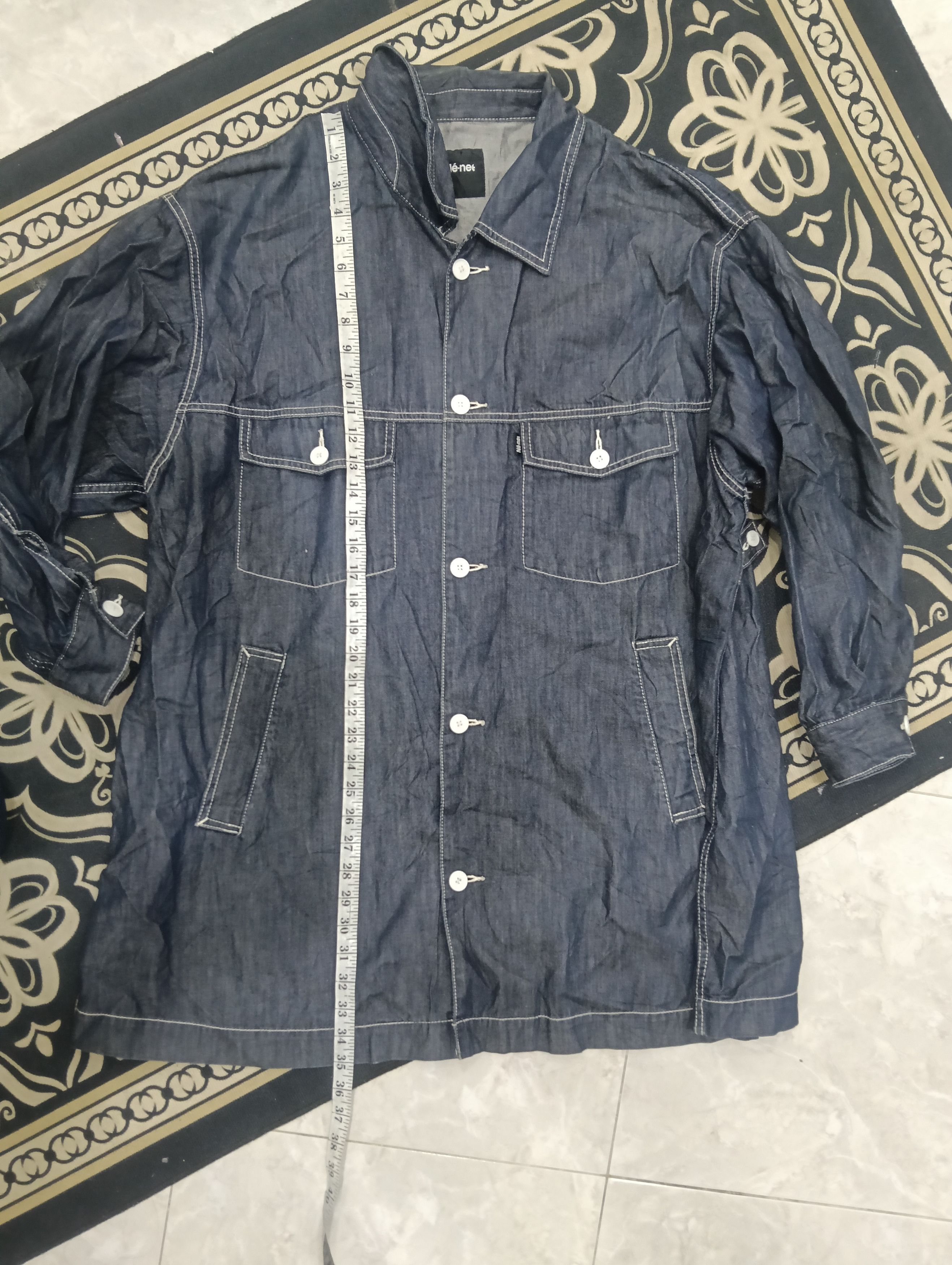 Ne-Net Ne Net Issey Miyake Denim Chore Jacket Size US XXL / EU 58 / 5 - 13 Thumbnail