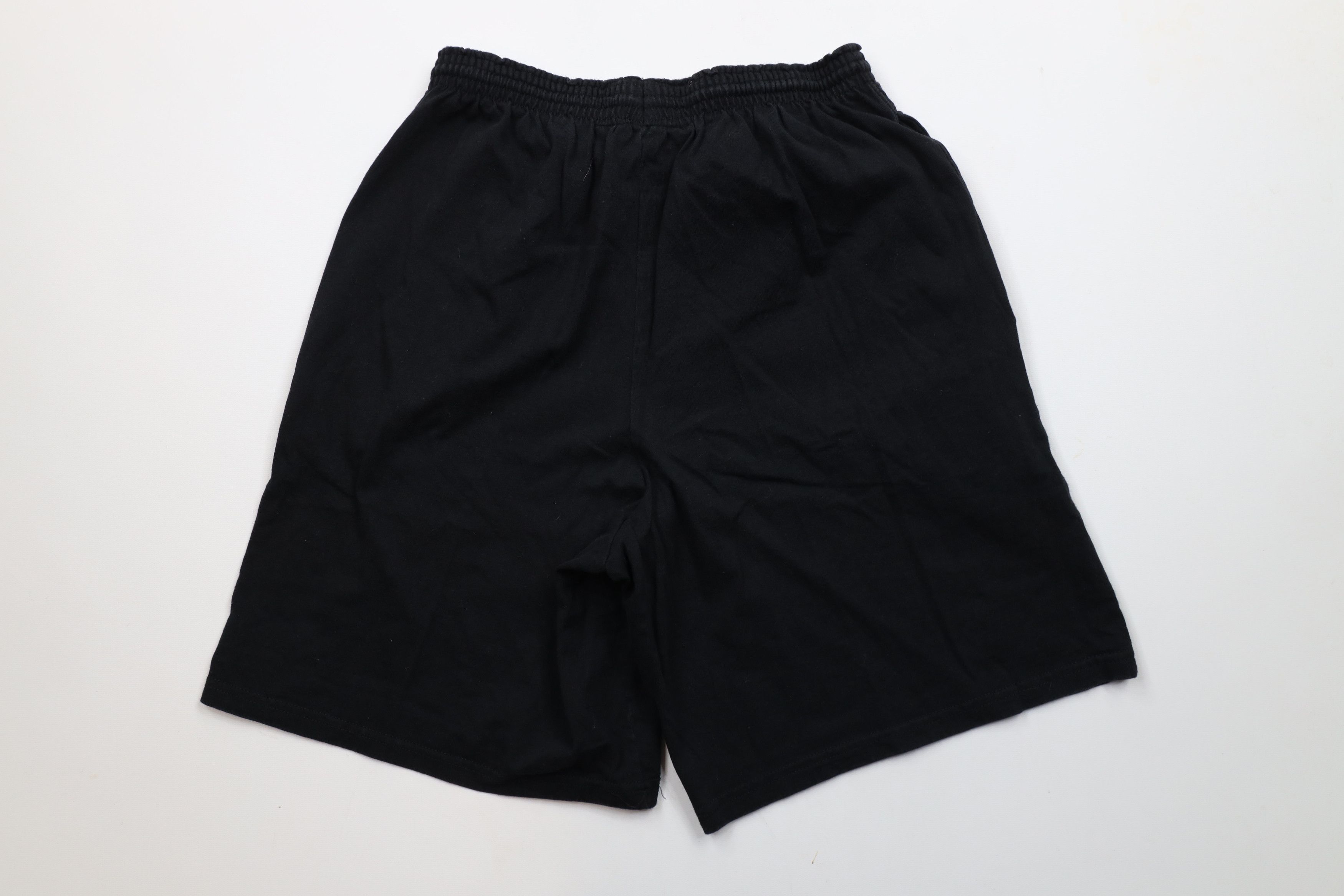 Champion × Vintage Vintage 90s Champion Classic Logo Above Knee Shorts Black Size US 32 / EU 48 - 8 Thumbnail