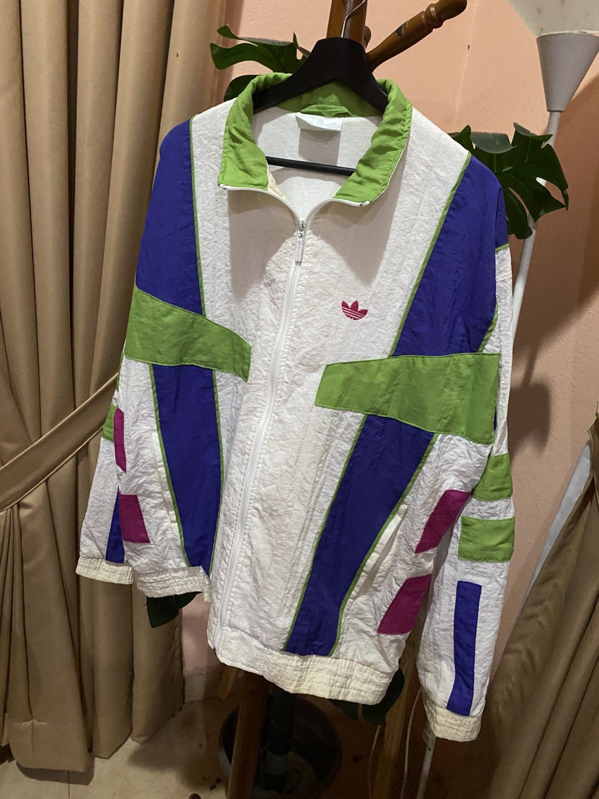 Adidas Adidas Originals Colorblock Windbreaker Trefoil Track Top Size US L / EU 52-54 / 3 - 7 Thumbnail