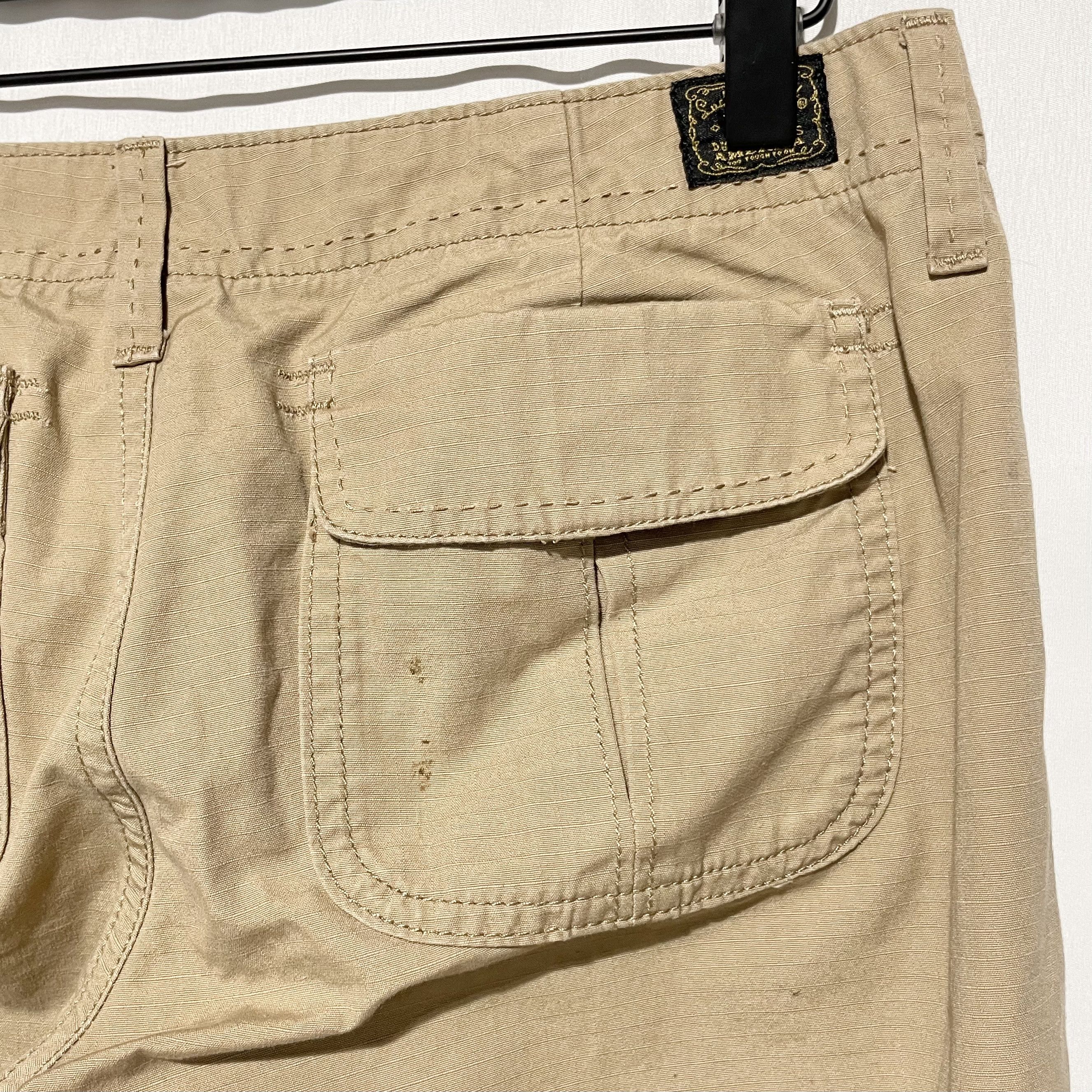 Lucky Brand Lucky Brand Khaki Cotton Cargo Pocket Drawstring Hem Capris Size 28" / US 6 / IT 42 - 5 Thumbnail