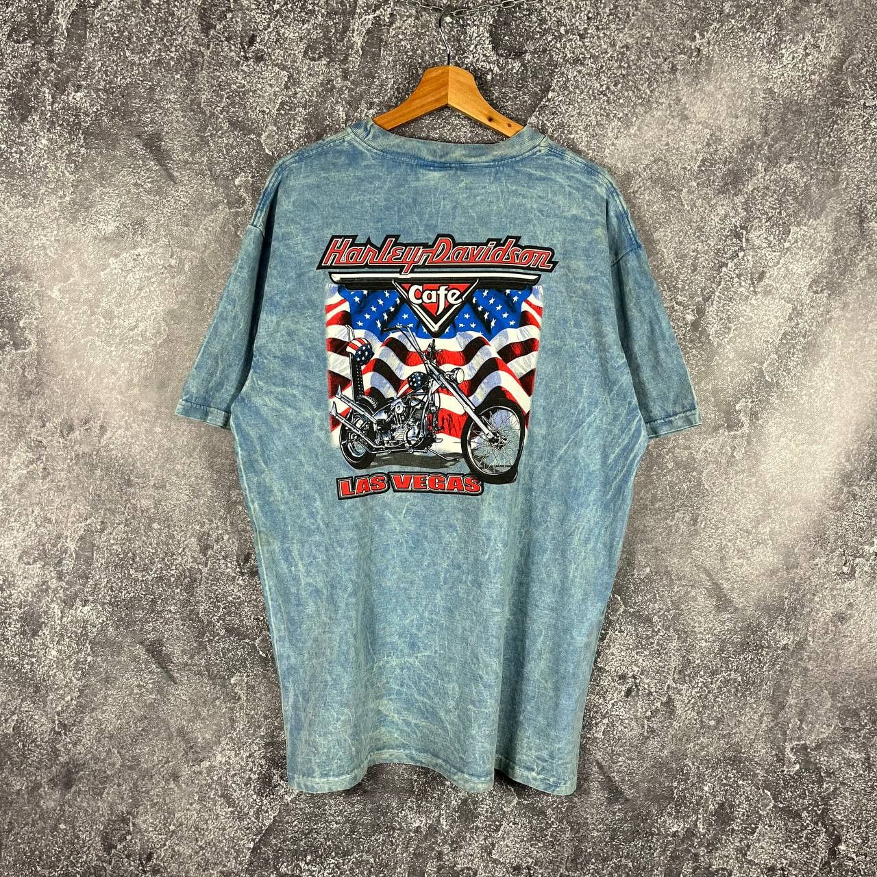 Harley Davidson Cafe T-Shirt Las Vegas (2XL/TALL) – VINTAGELANDNZ Harley-Davidson Las Vegas Cafe シャツ