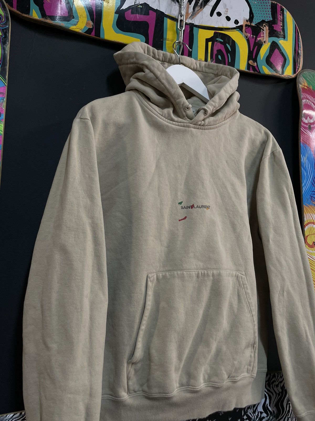 Saint Laurent Paris Yves Saint Laurent Hoodie YSL Size US M / EU 48-50 / 2 - 2 Thumbnail