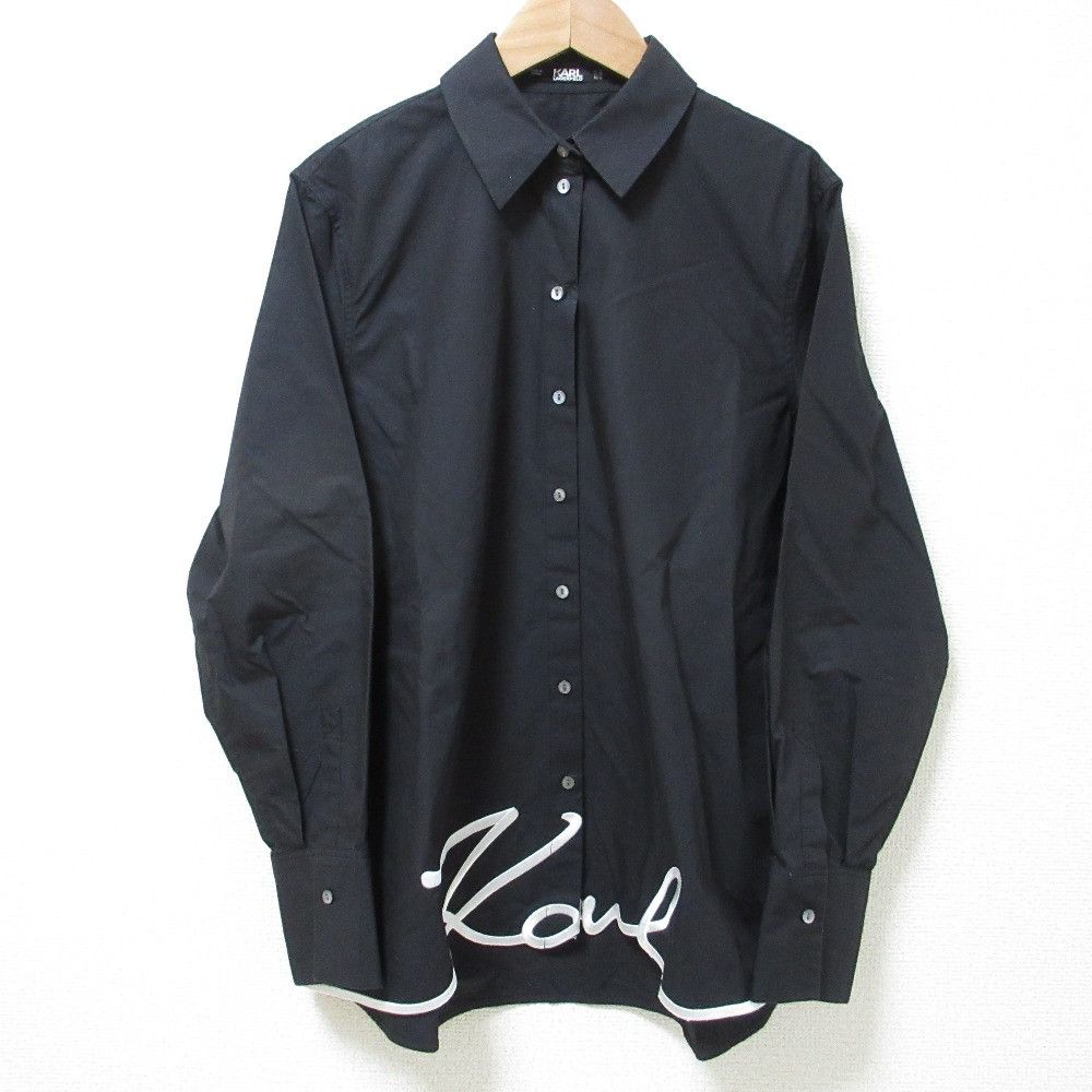 Other Other Karl Lagerfeld Embroidery Cotton Shirt Cotton Dress Shirt DUTY FREE for USA Size ONE SIZE - 1 Thumbnail