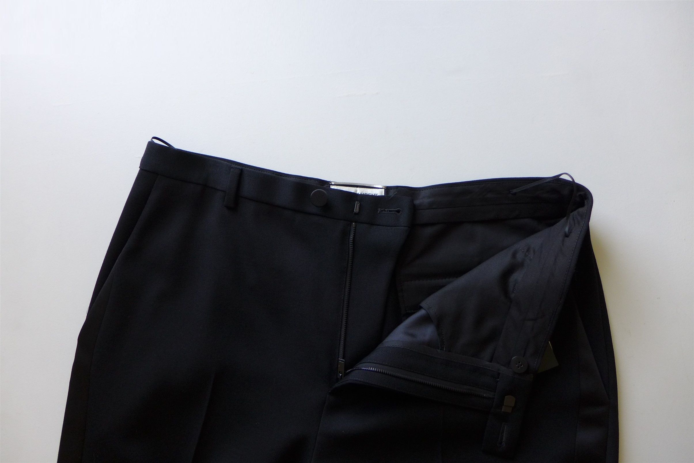Saint Laurent Paris Saint Laurent Tuxedo Trousers - Black Wool Size US 34 / EU 50 - 9 Thumbnail