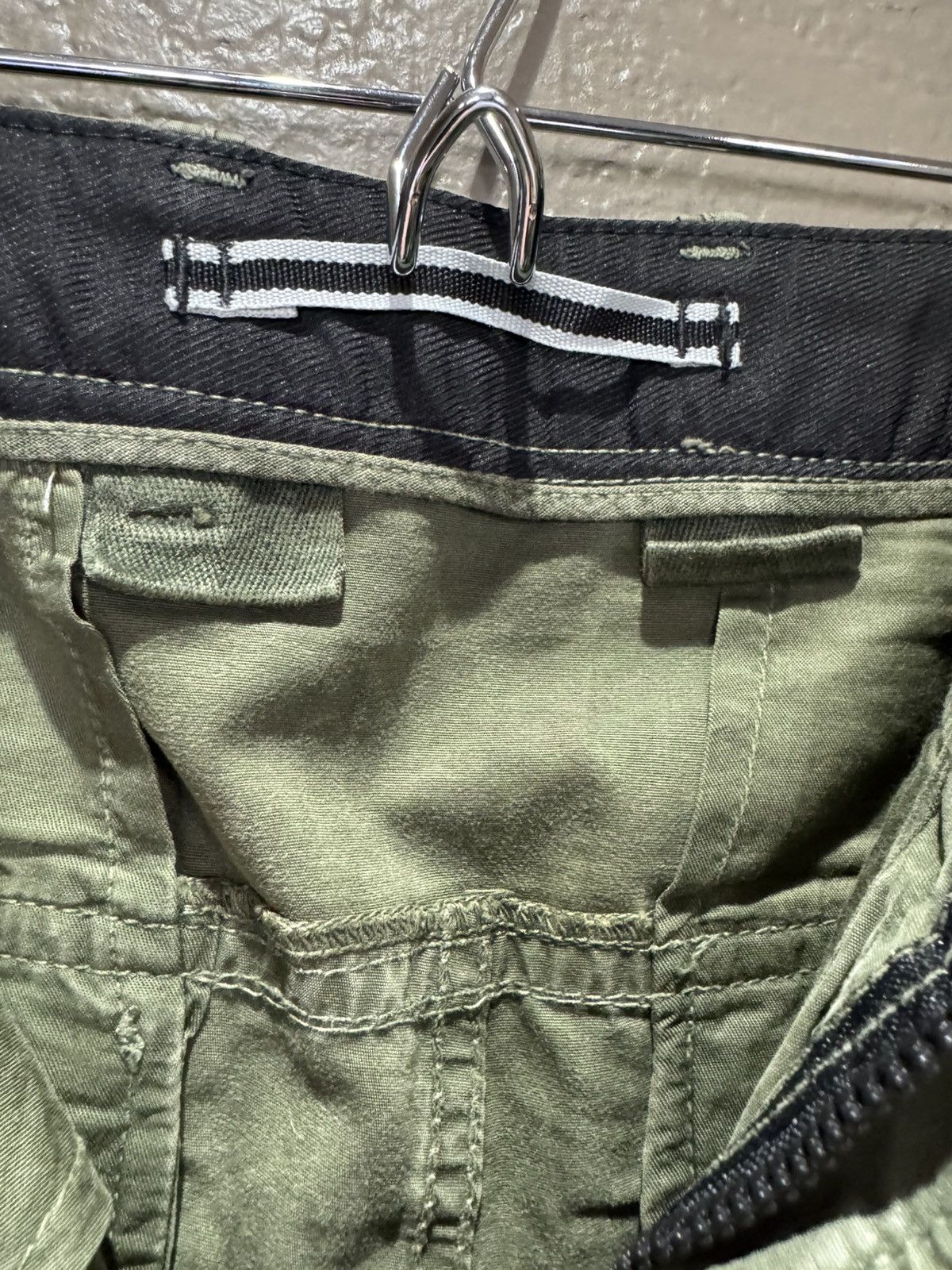Stone Island Stone Island Skinny Slim Fit Cargo Pants Olive Green Black Size US 30 / EU 46 - 6 Thumbnail