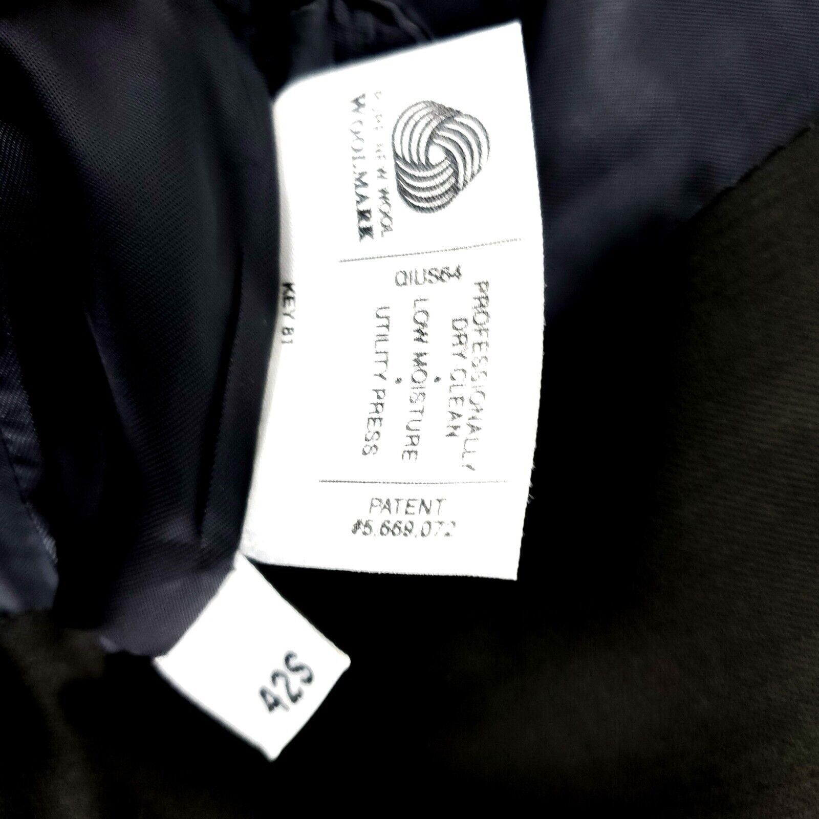 Hart Schaffner Marx Hart Schaffner Comfort Marx Wool 3 Button Blazer 42R Dark Gr Size 42R - 9 Thumbnail