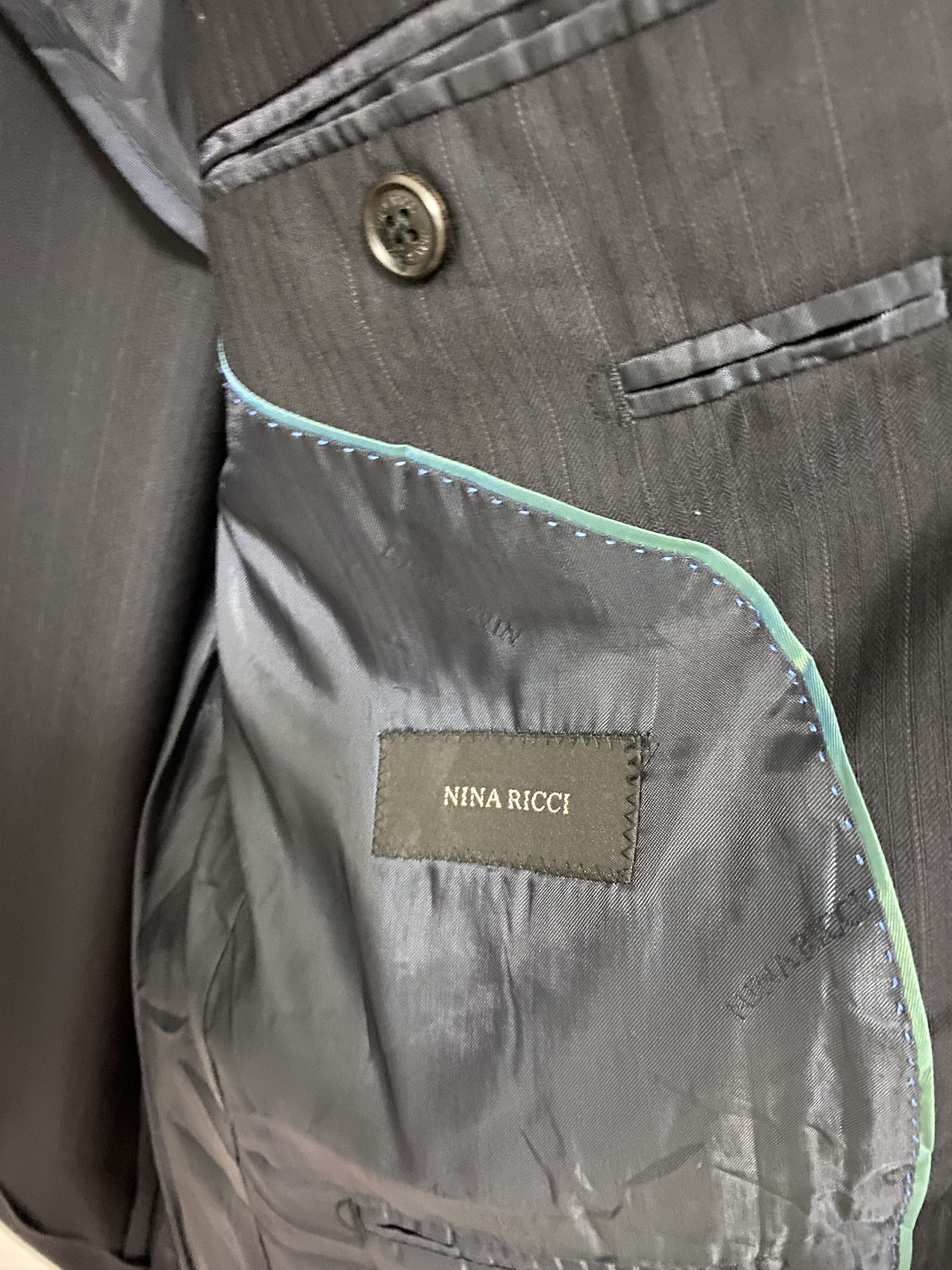 Ermenegildo Zegna Nina Ricci X Ermenegildo Zegna Striped Blazer Size 46R - 4 Thumbnail