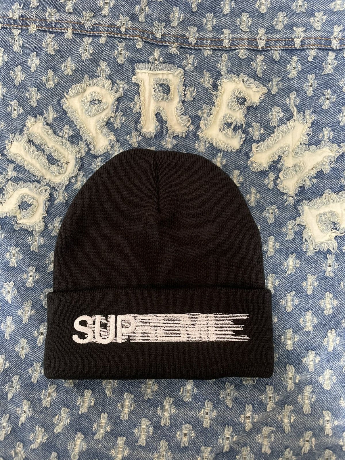 Supreme Motion Logo Beanie | Grailed