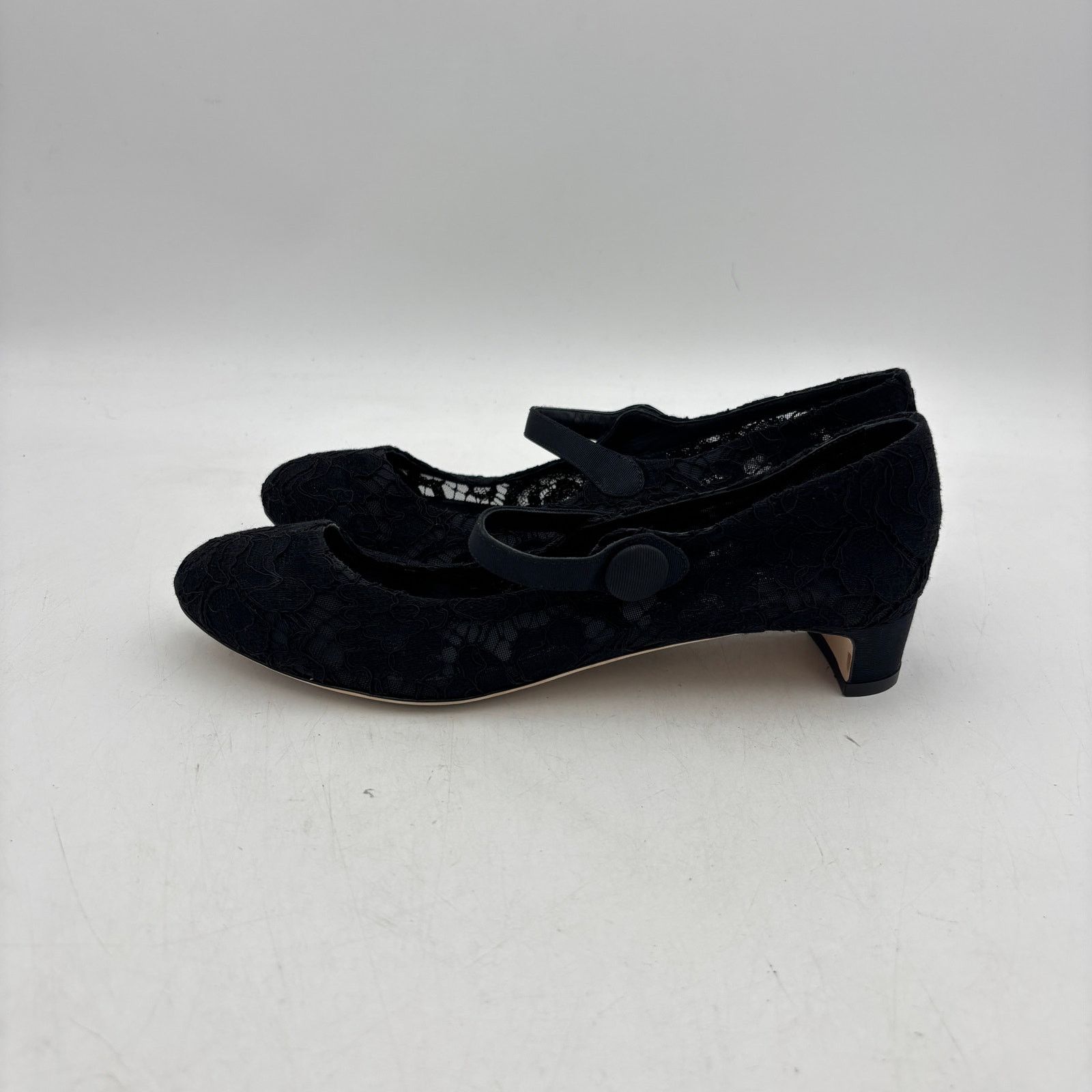 Dolce & Gabbana Dolce & Gabbana Taormina Lace Mary Jane Pumps Heels 37.5 Size US 7.5 / IT 37.5 - 5 Thumbnail