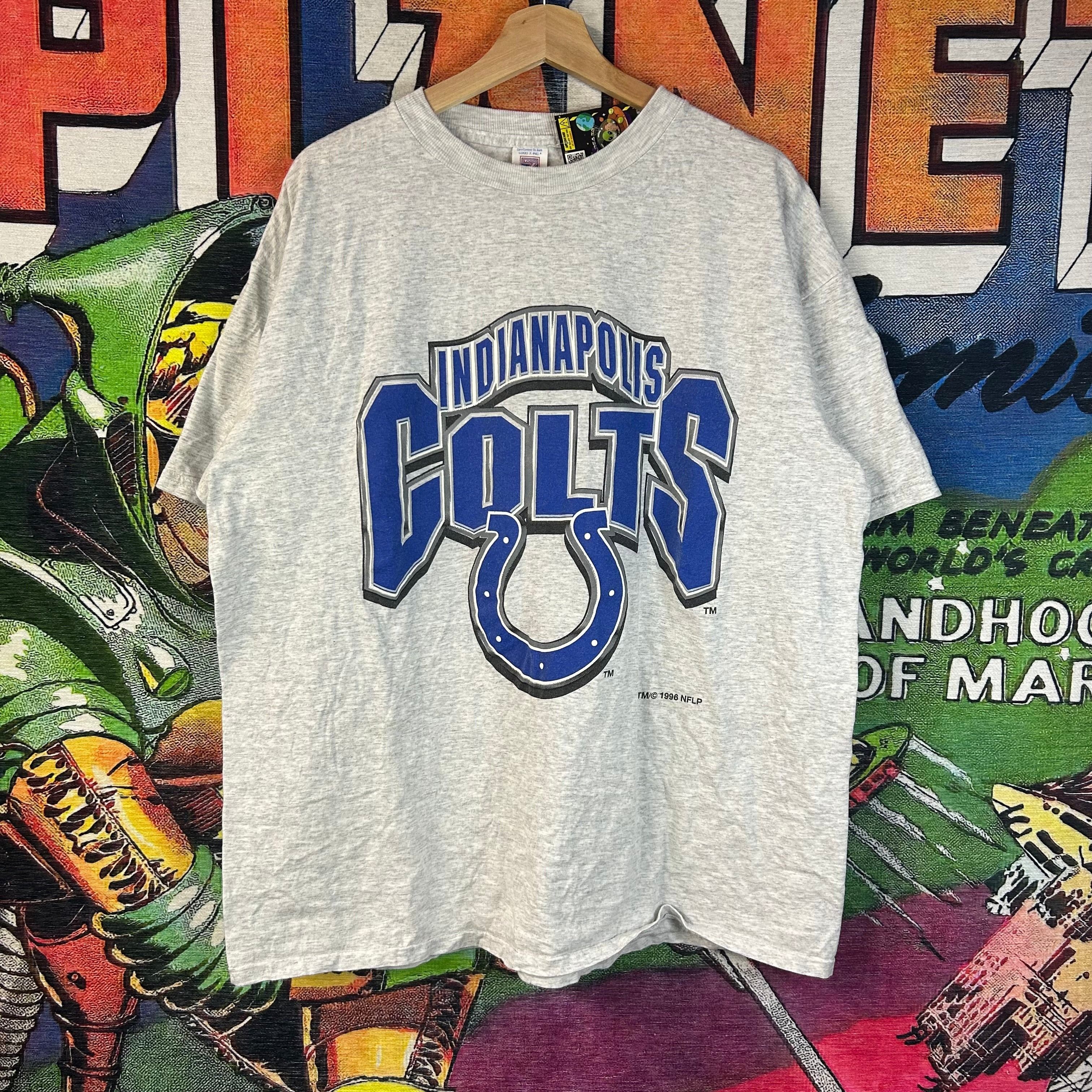 Vintage Vintage 90s Indiana Colts Tee Size XL Size US XL / EU 56 / 4 - 1 Thumbnail