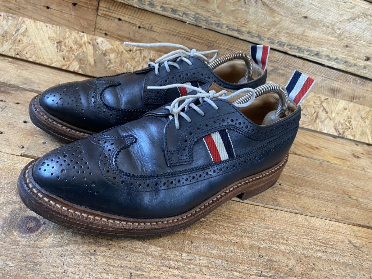 Designer × Thom Browne Thom Browne oxford navy blue leather shoes uk6 Size US 7 / EU 40 - 3 Thumbnail