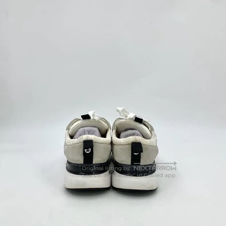 Chanel Chanel Gray and white colour-blocked logo logo laced casua Size US 8.5 / IT 38.5 - 4 Thumbnail