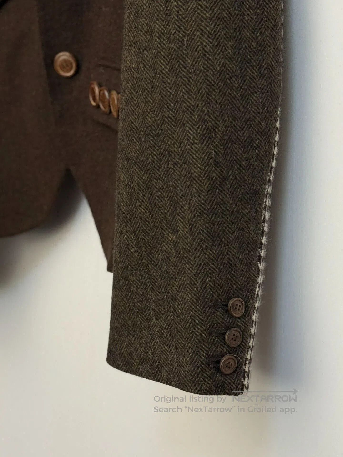 Christopher Nemeth Deconstructed Houndstooth Wool Blazer. Size US S / EU 44-46 / 1 - 5 Thumbnail