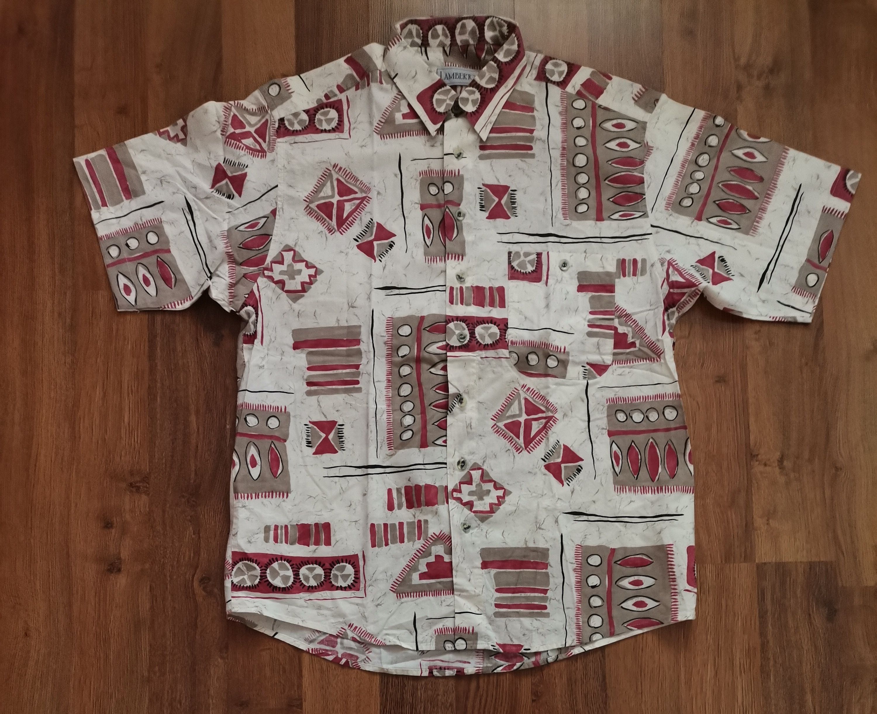 Vintage Vintage Lamberto Abstract Shirt Size US L / EU 52-54 / 3 - 1 Thumbnail