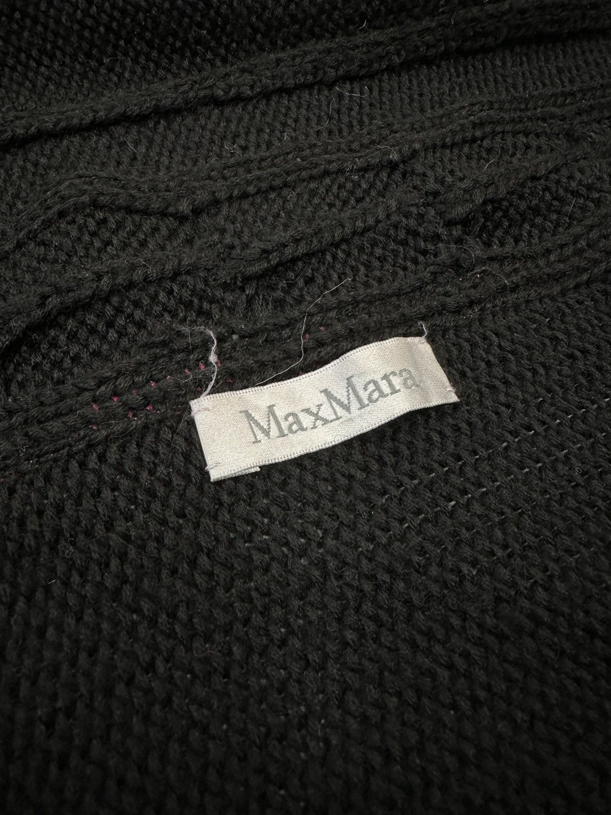 Max Mara MAX MARA Flower Open Cardigan Sweater Cape Wool Cashmere Size M / US 6-8 / IT 42-44 - 10 Thumbnail