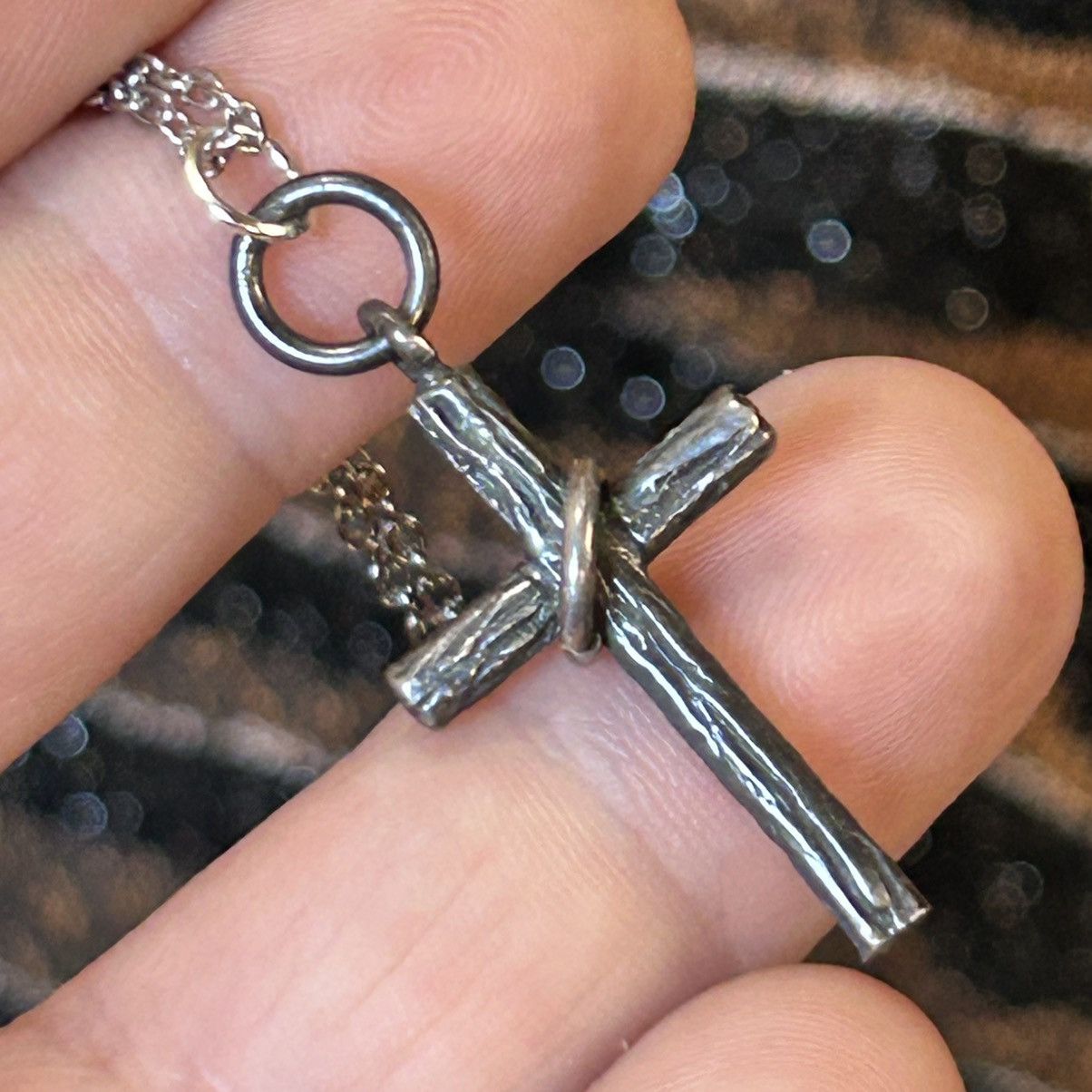 Vintage Eternal cross pendant on chain necklace Size ONE SIZE - 1 Thumbnail