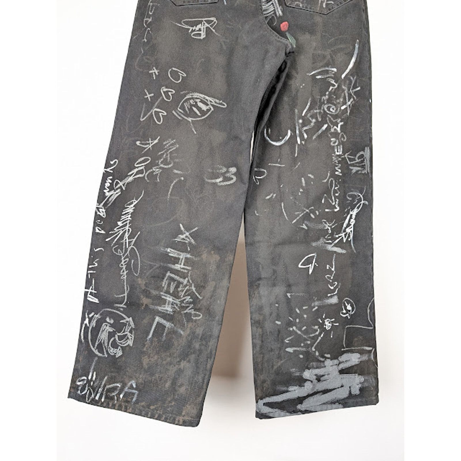 Balenciaga o1rshd1 Q:2 / Baggy Pants / Jeans in Black Size US 32 / EU 48 - 11 Thumbnail