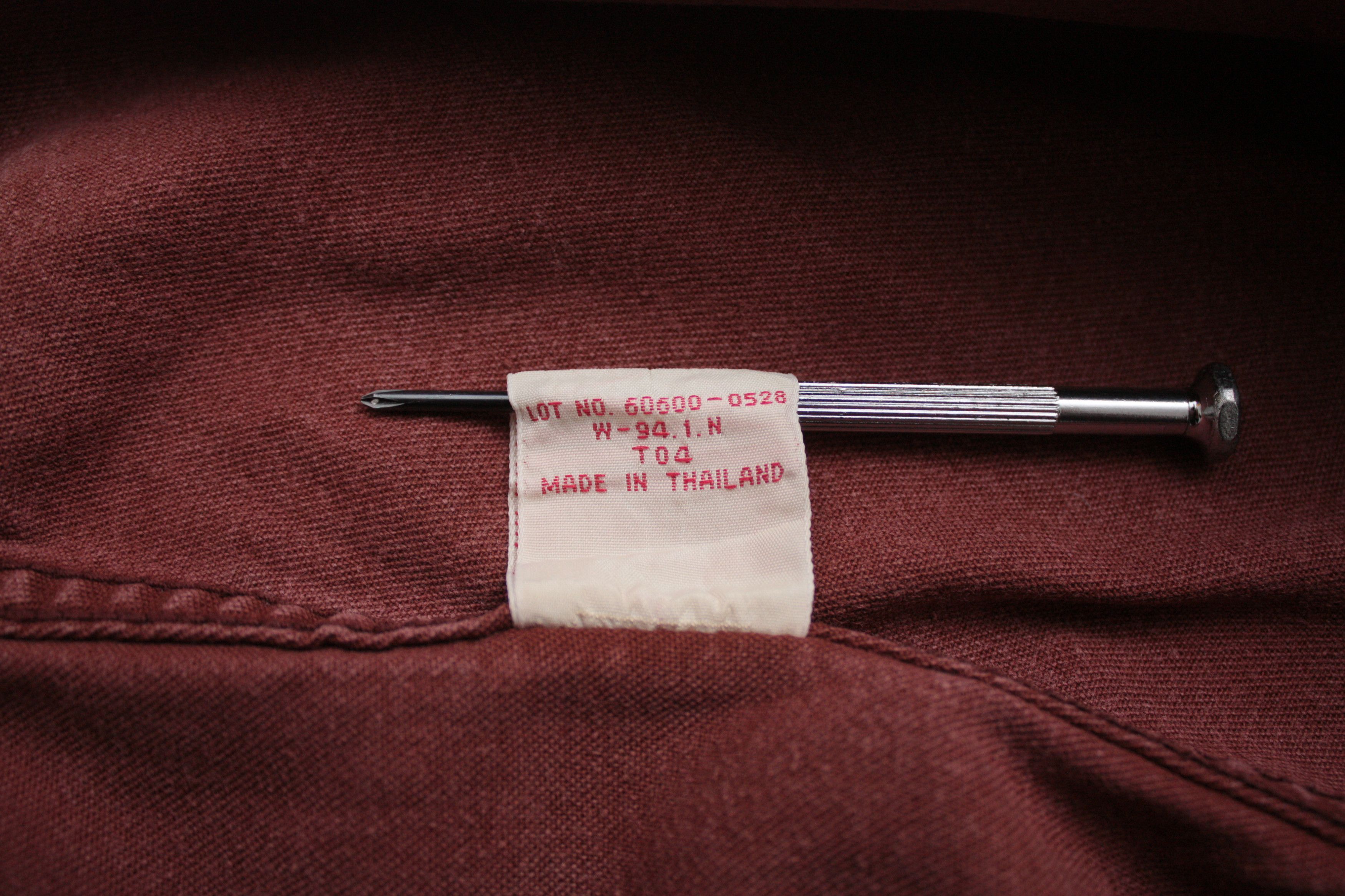 Levi's Levi's Vintage Brick Orange L/S Shirt Size US L / EU 52-54 / 3 - 7 Thumbnail