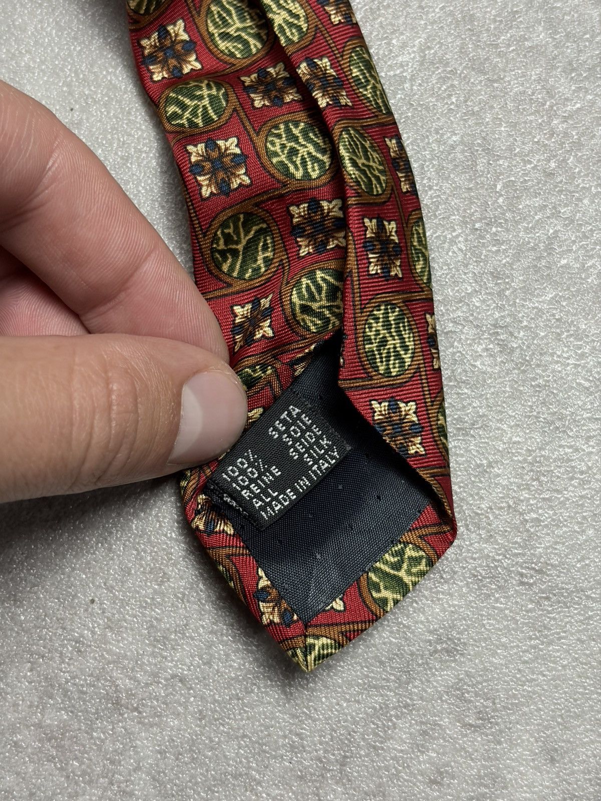 Pierre Balmain Pierre Balmain Mens Classic Tie Red Silk Oldmoney Size ONE SIZE - 6 Thumbnail